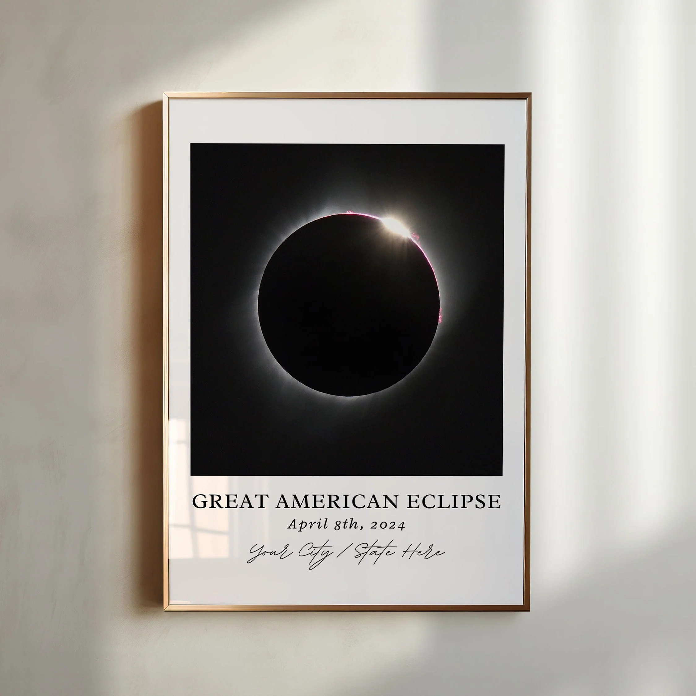 Eclipse, 2024 – Watercolor Art Print