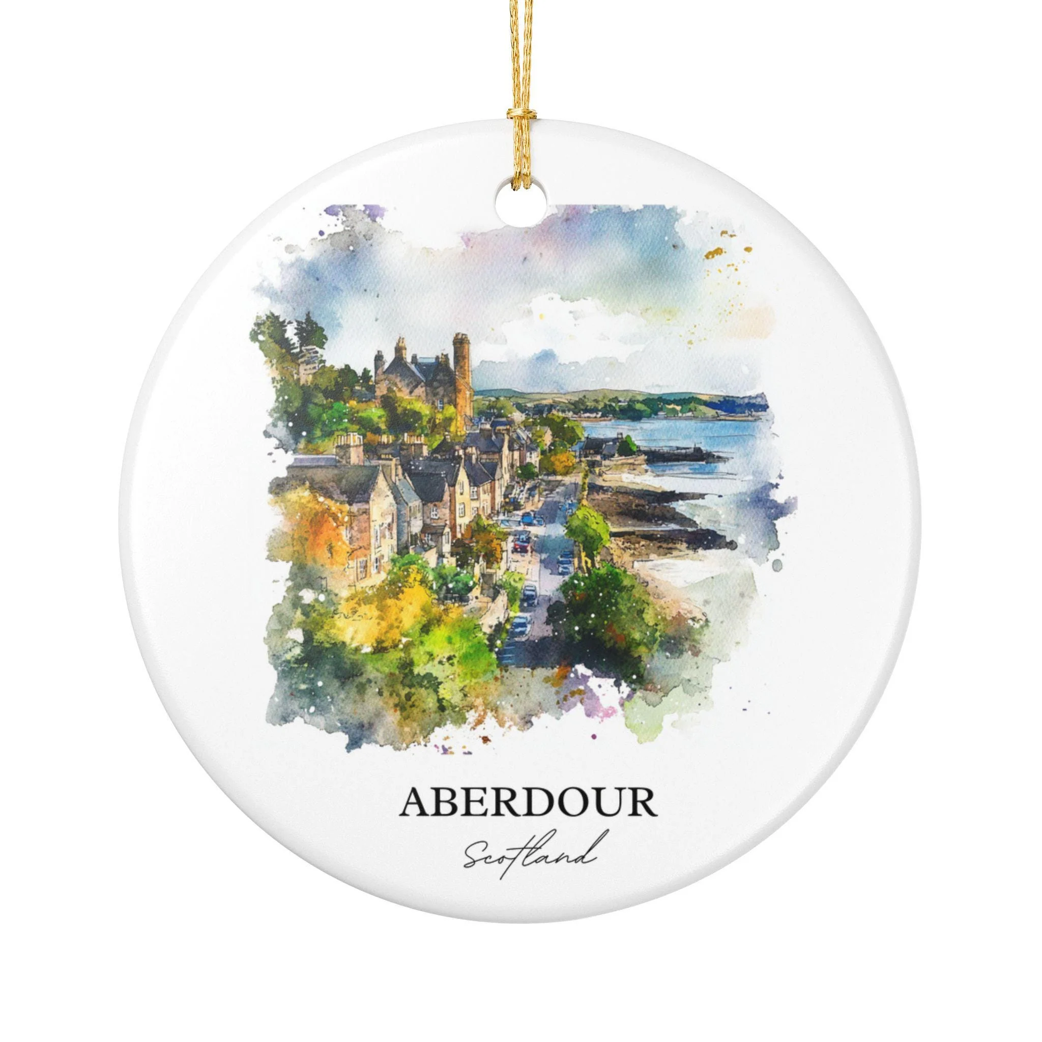 Aberdour Scotland Ornament