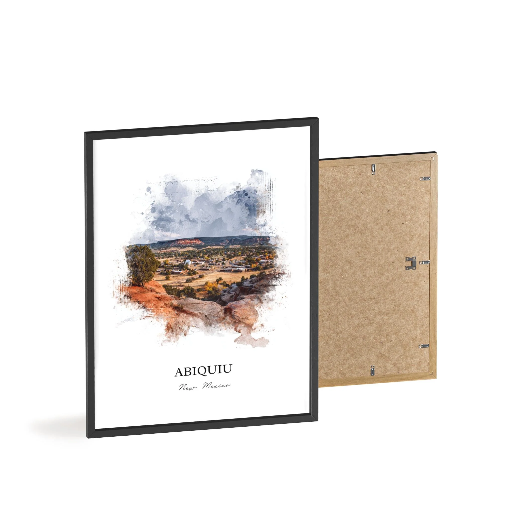 Abiquiu, New Mexico – Watercolor Art Print - Image 11