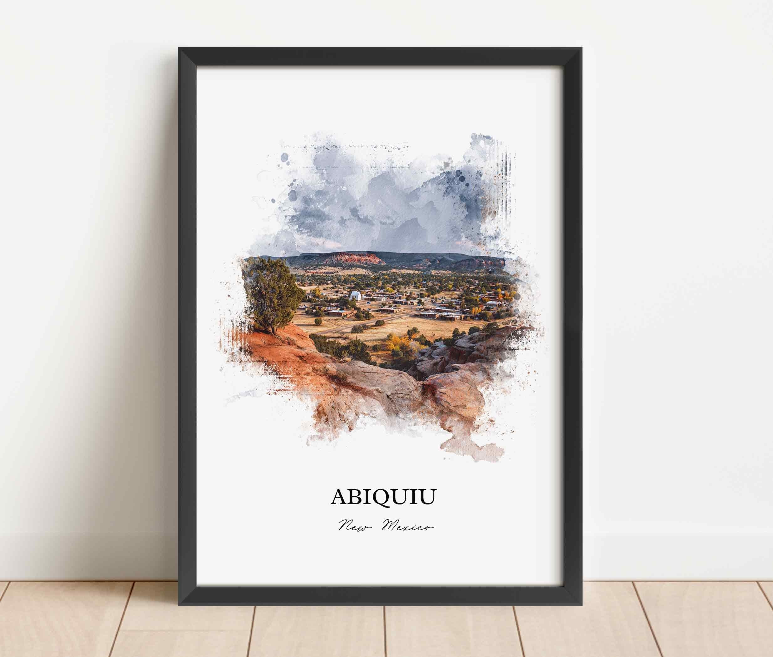 Abiquiu, New Mexico – Watercolor Art Print - Image 7