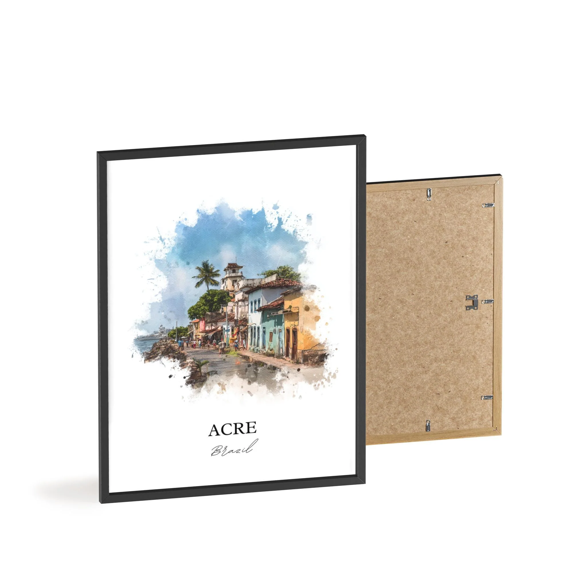 Acre, Brazil – Watercolor Art Print - Image 8