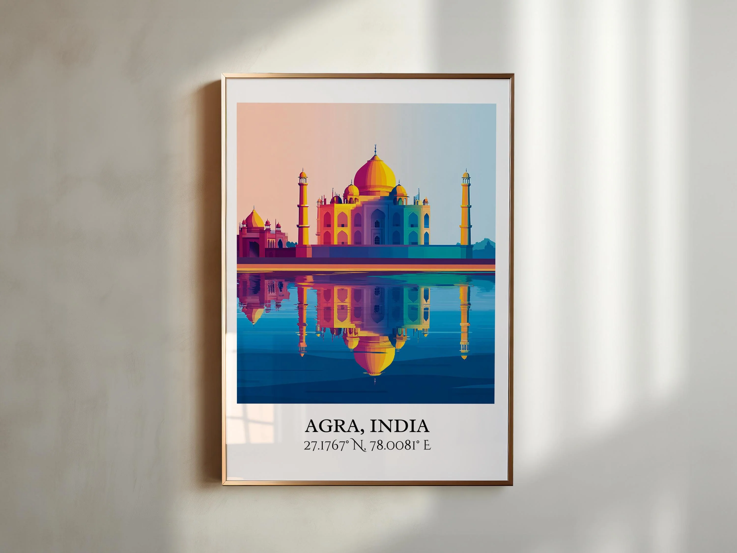 Agra, India – Watercolor Art Print - Image 6