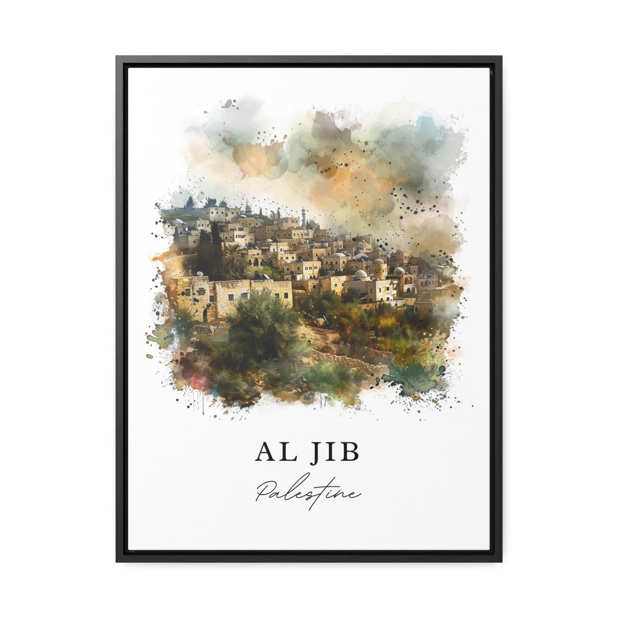Al Jib, Palestine – Watercolor Art Print - Image 5