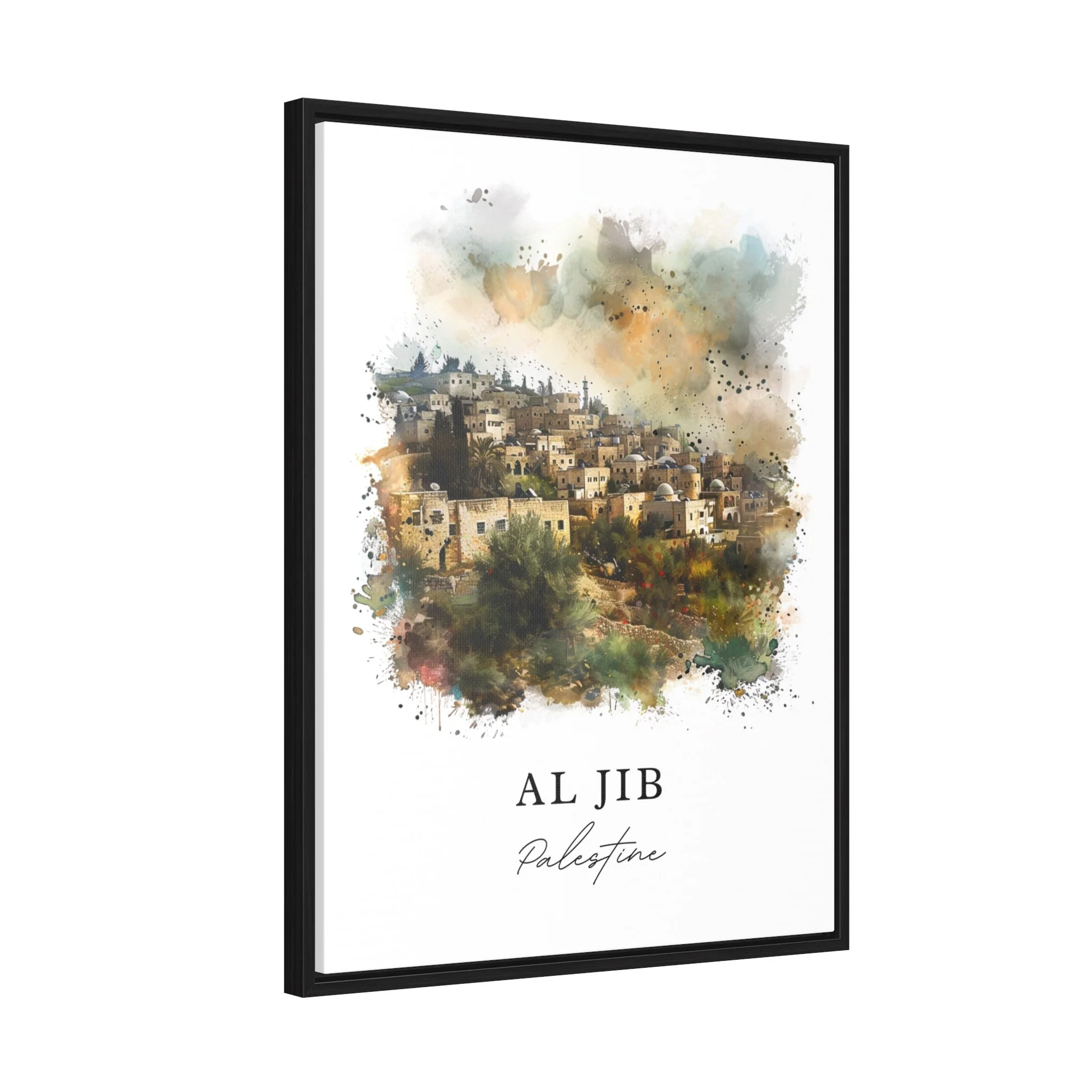 Al Jib, Palestine – Watercolor Art Print - Image 6