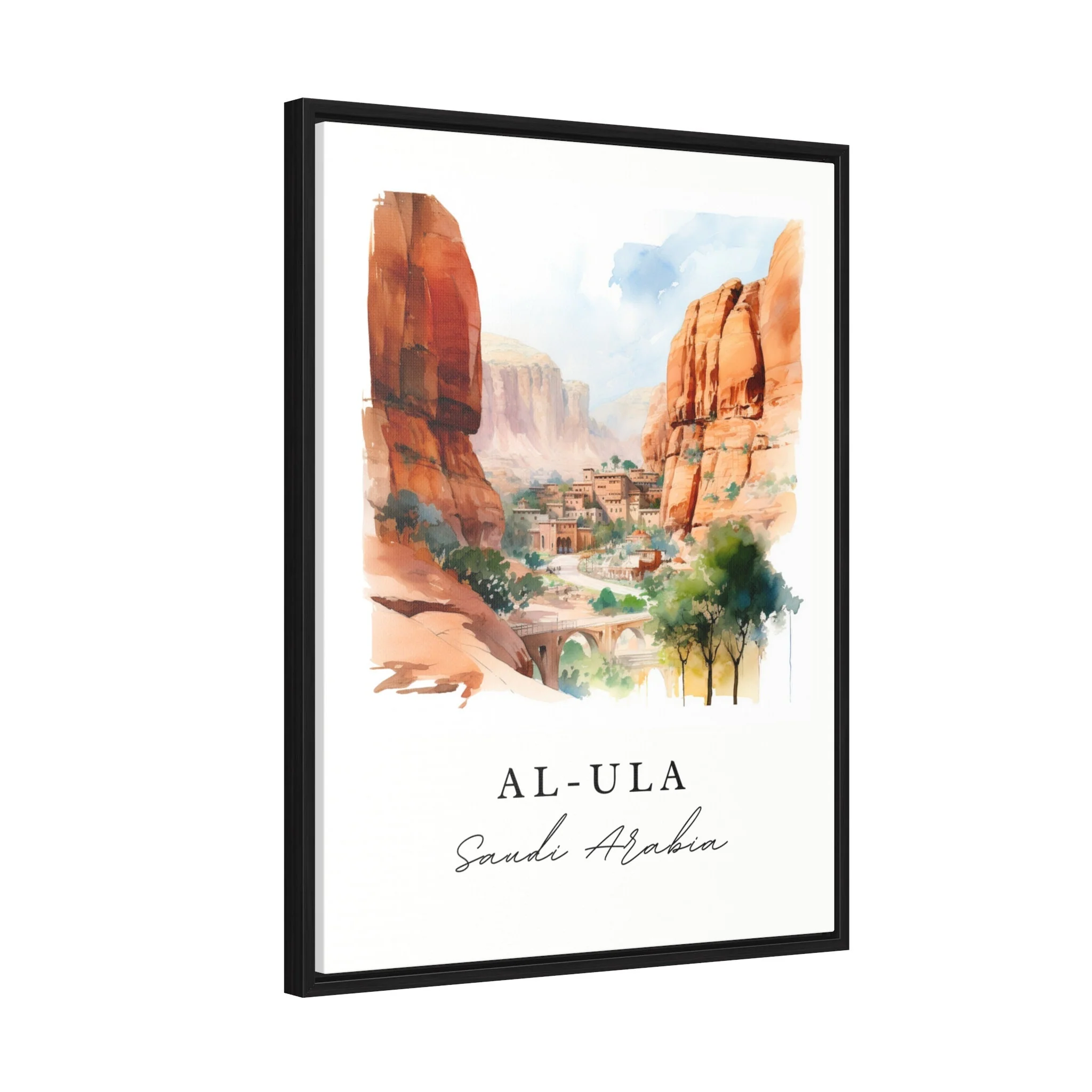 Al-Ula, Saudi Arabia – Watercolor Art Print - Image 7