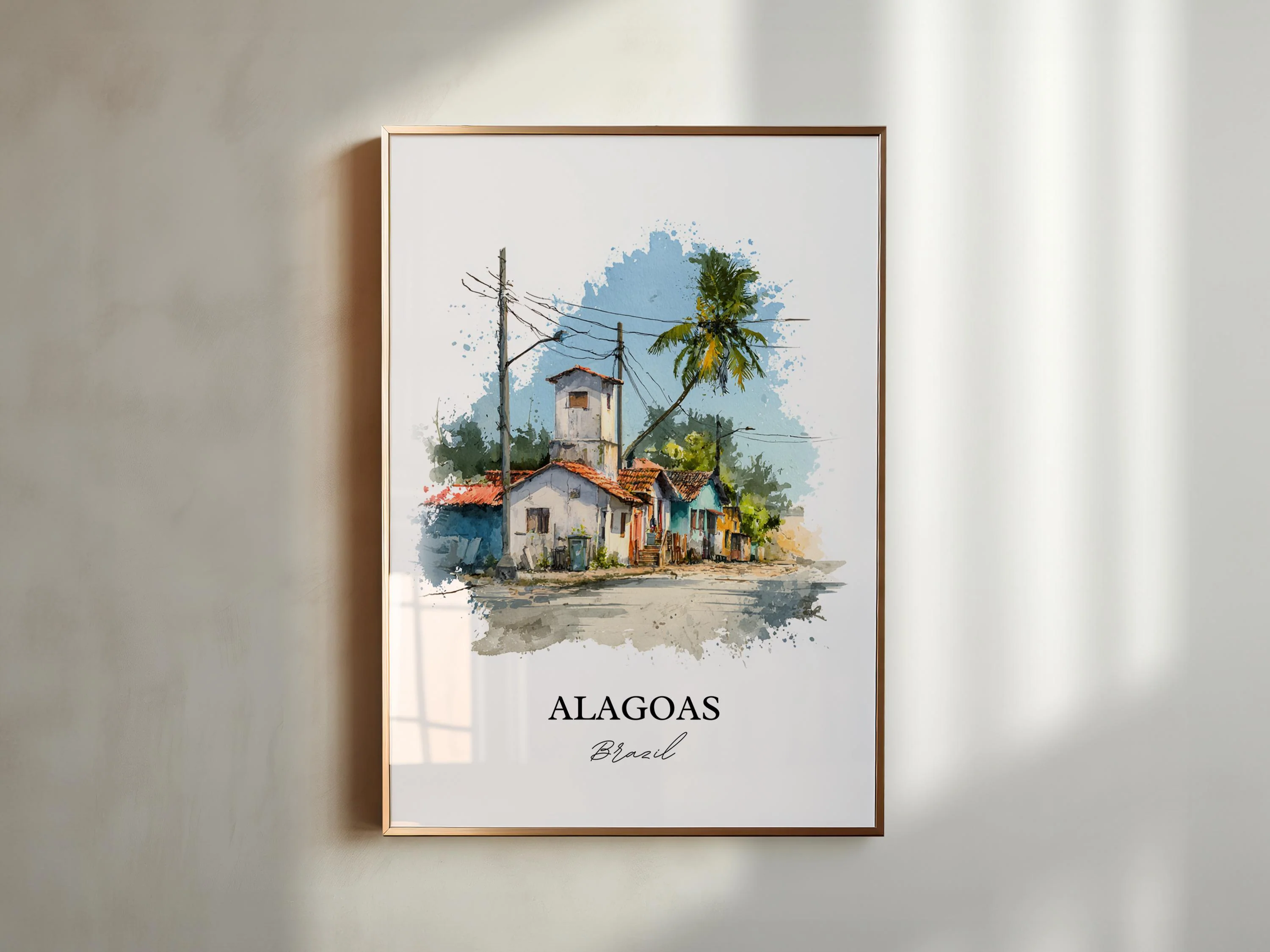 Alagoas, Brazil – Watercolor Art Print - Image 4