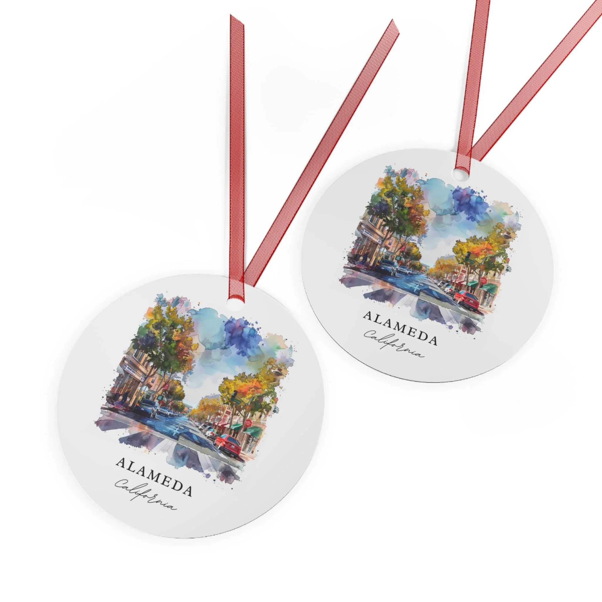 Alameda, California Christmas Ornament - Image 2