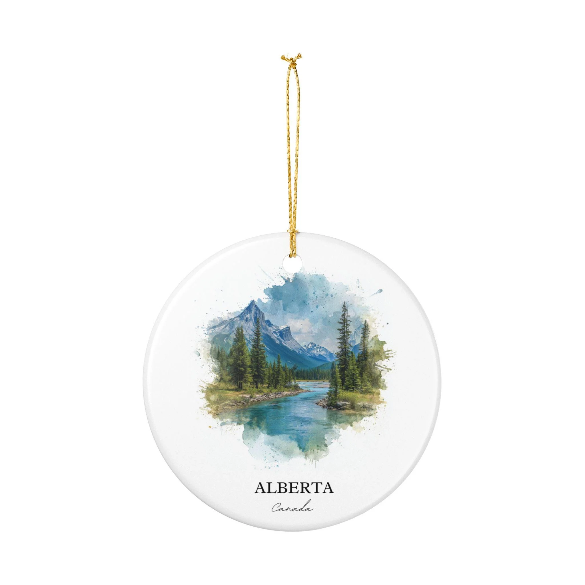 Alberta Canada Ornament: Unique Alberta Souvenir, Alberta Xmas Decor, and Authentic Alberta Canada Gift - Image 2