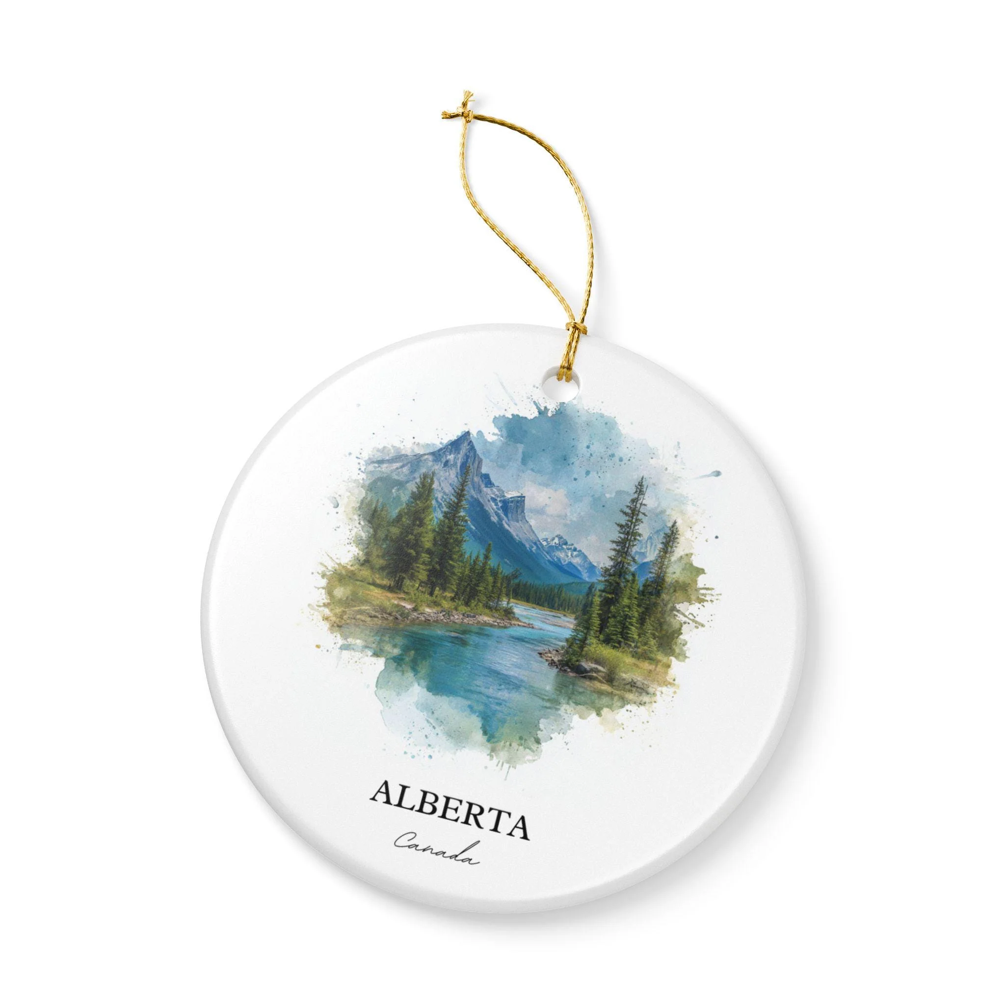 Alberta Canada Ornament: Unique Alberta Souvenir, Alberta Xmas Decor, and Authentic Alberta Canada Gift - Image 3