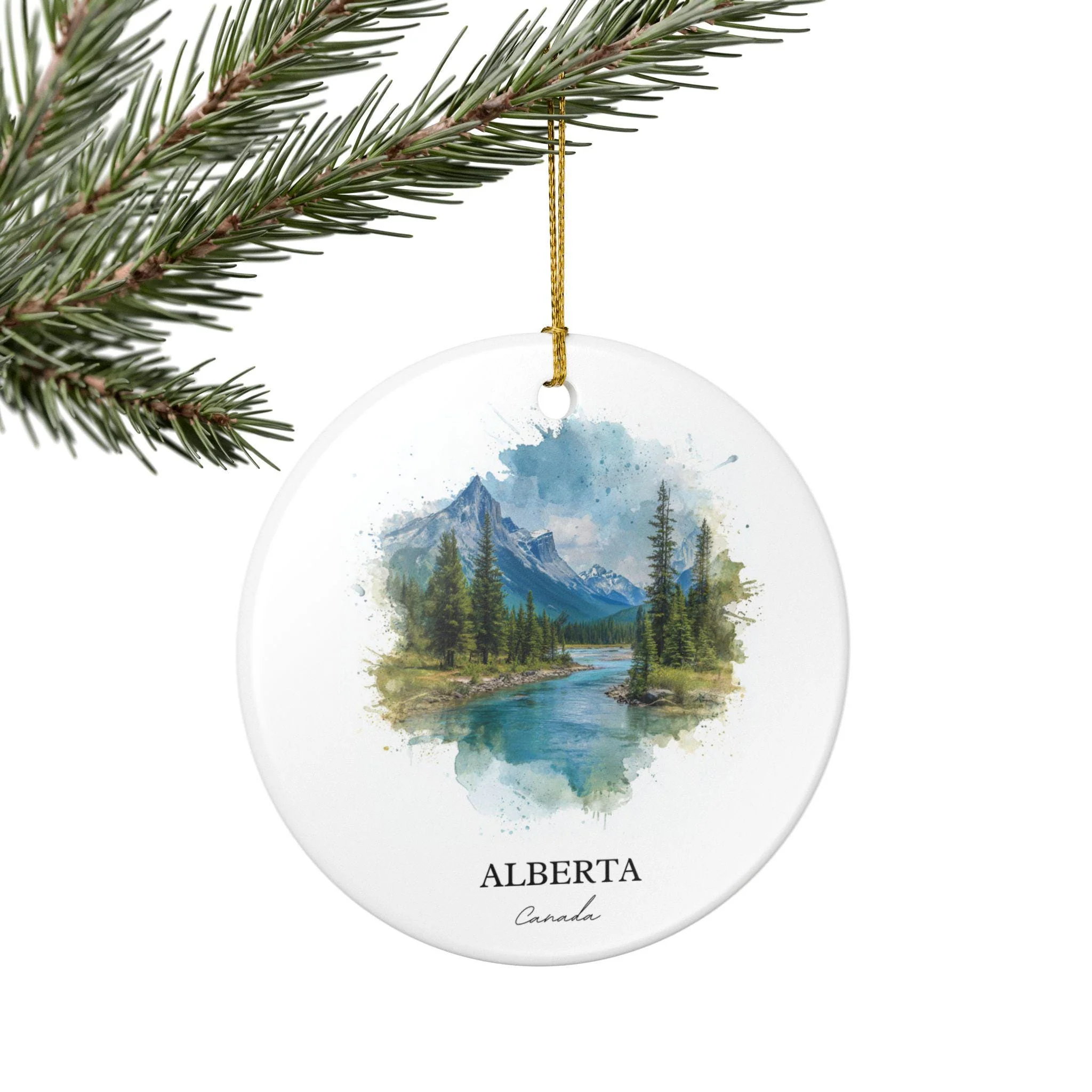 Alberta Canada Ornament: Unique Alberta Souvenir, Alberta Xmas Decor, and Authentic Alberta Canada Gift - Image 5