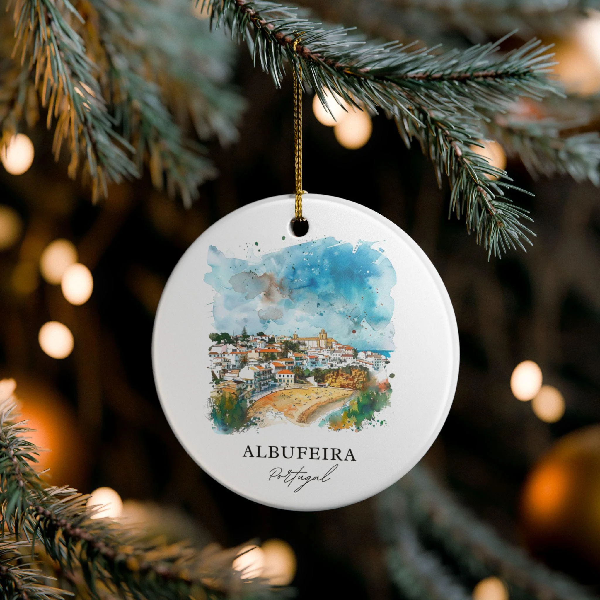 Albufeira Ornament: Unique Albufeira Souvenir, Albufeira Xmas Decor, and Authentic Albufeira Portugal Gift - Image 4