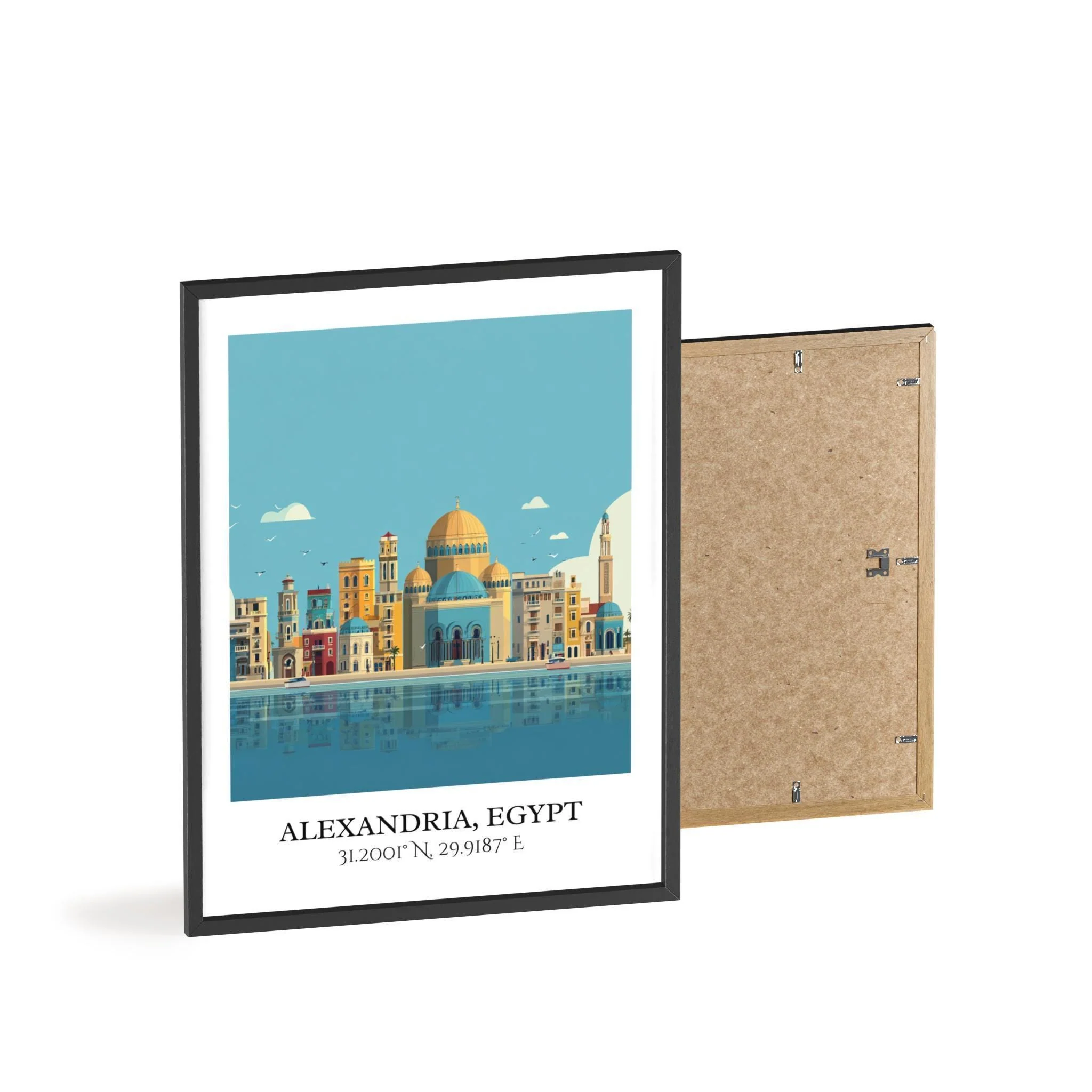 Alexandria, Egypt – Watercolor Art Print - Image 8