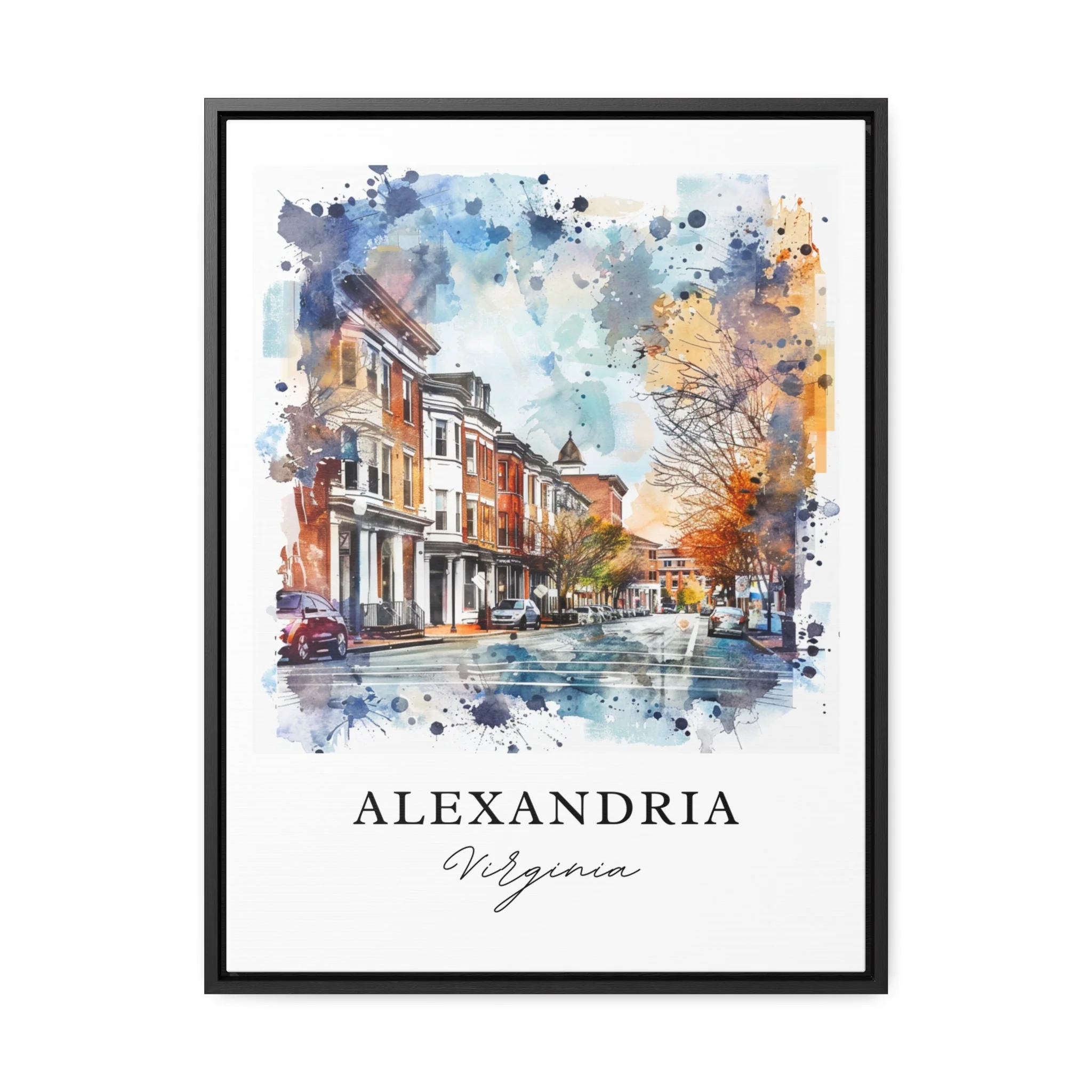 Alexandria, Virginia – Watercolor Art Print - Image 5