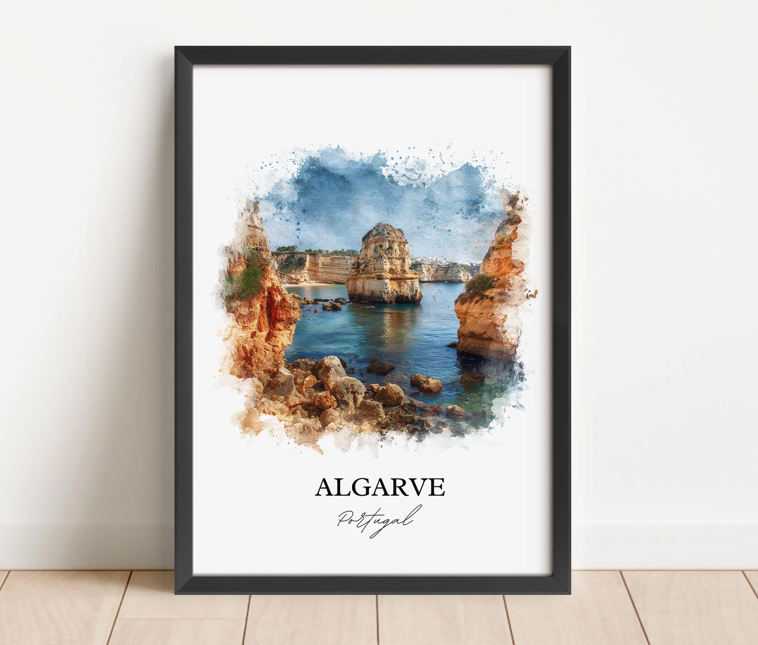 Algarve, Portugal – Watercolor Art Print - Image 6
