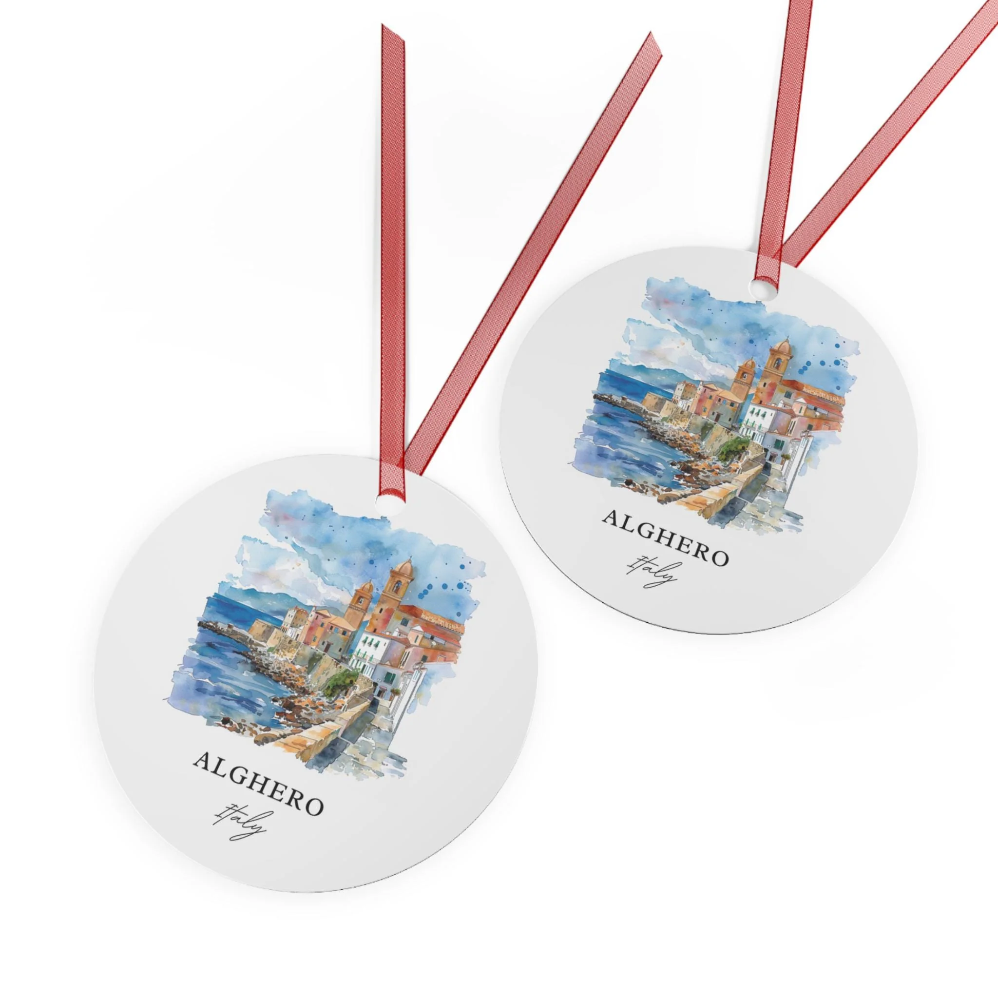 Alghero, Italy Christmas Ornament - Image 2