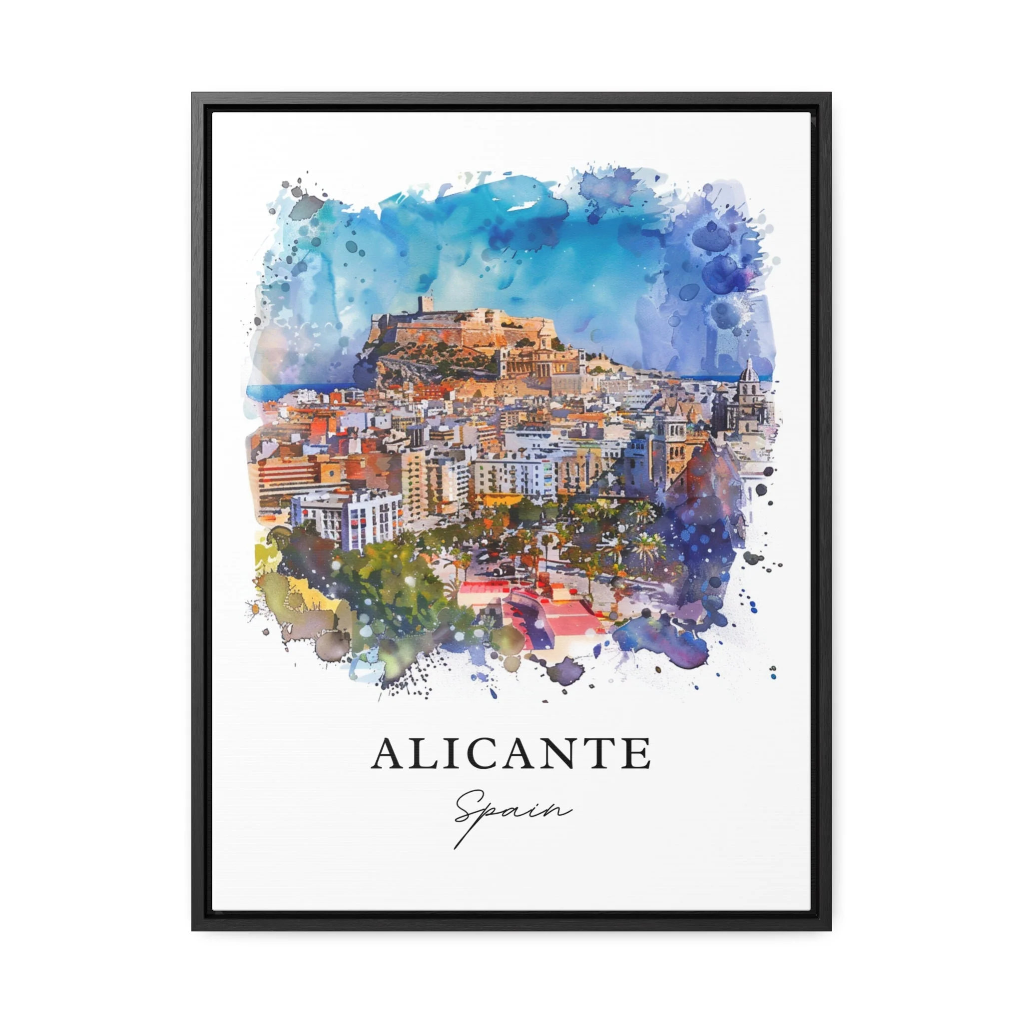 Alicante, Spain – Watercolor Art Print - Image 5
