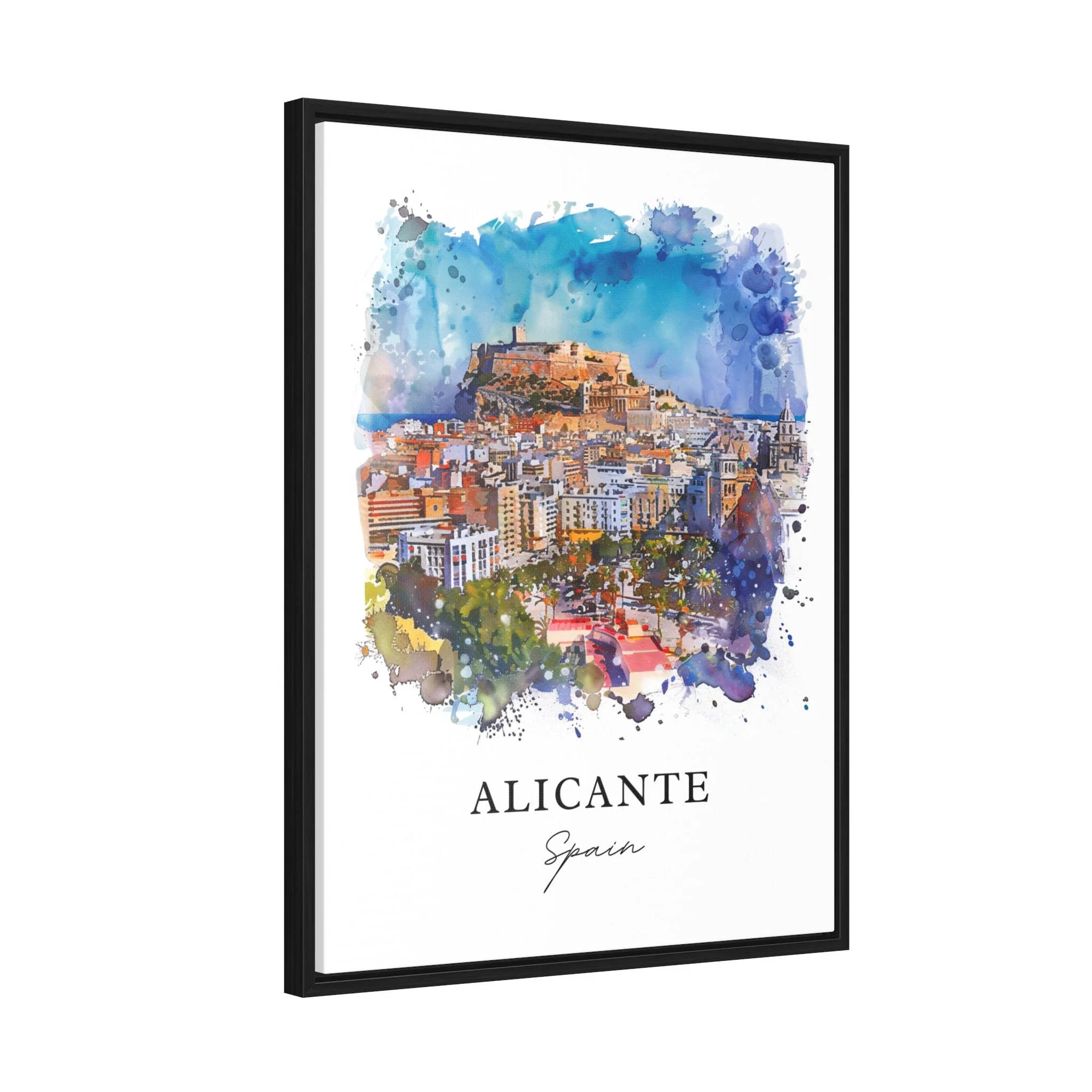 Alicante, Spain – Watercolor Art Print - Image 6