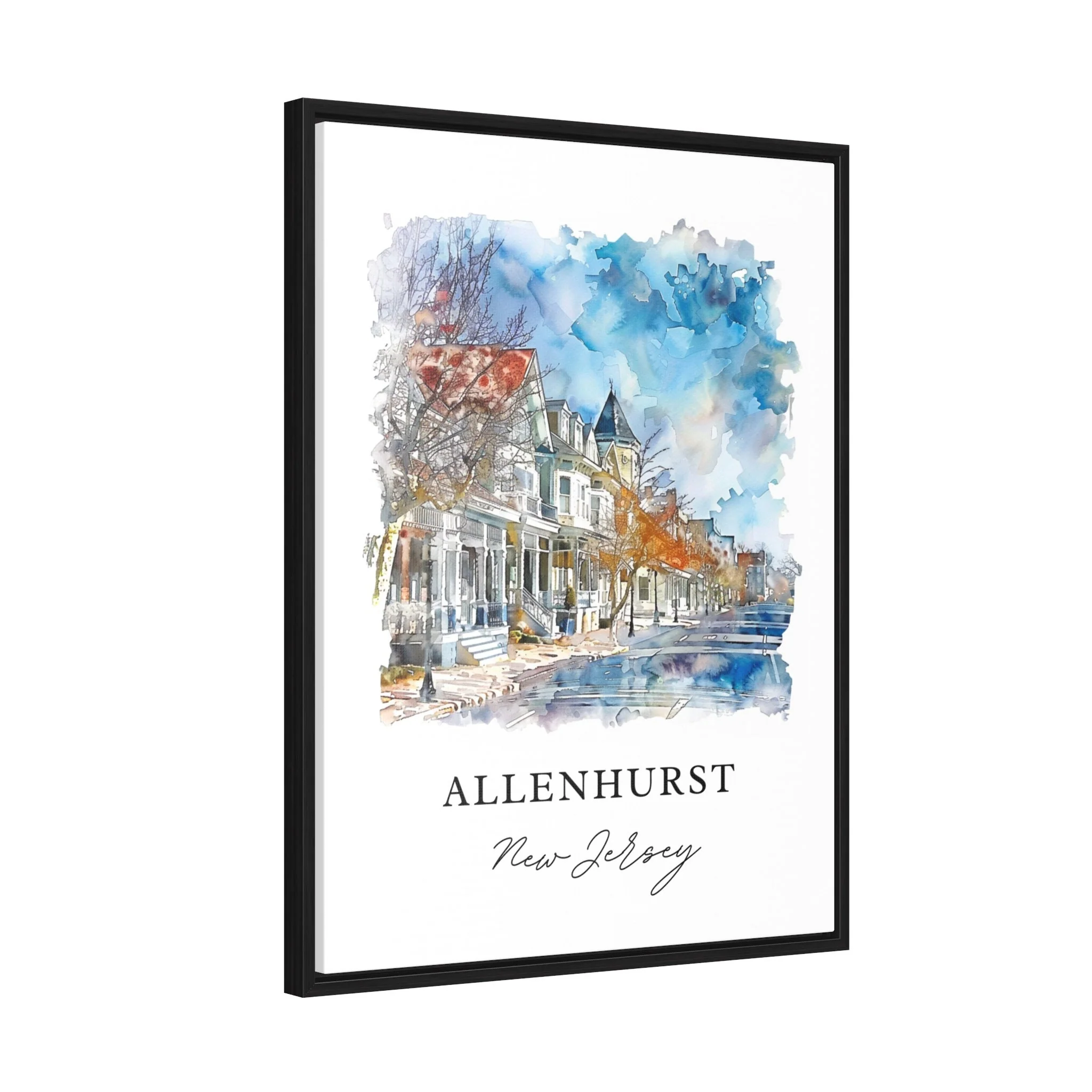 Allenhurst, New Jersey – Watercolor Art Print - Image 6
