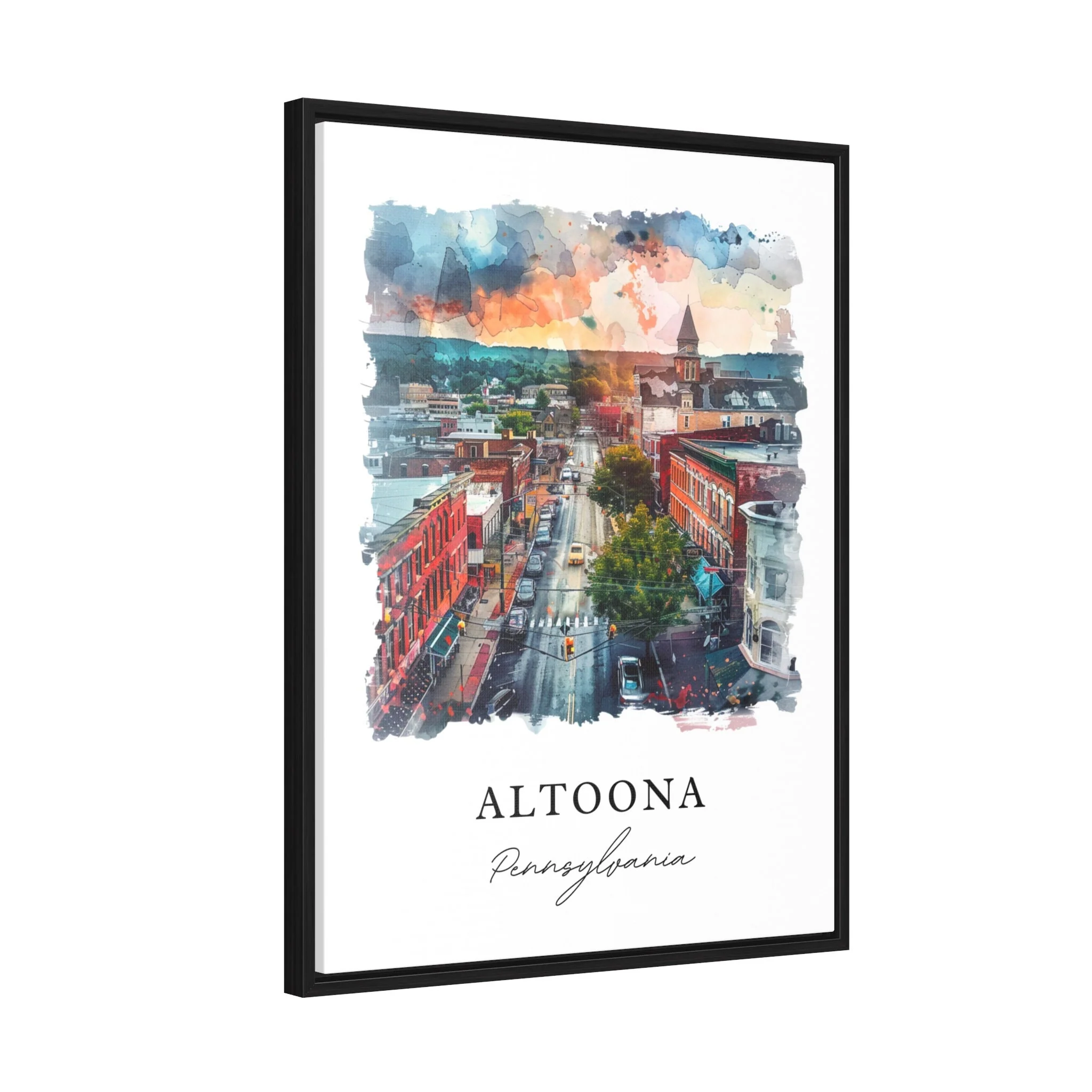 Altoona, Pennsylvania – Watercolor Art Print - Image 6