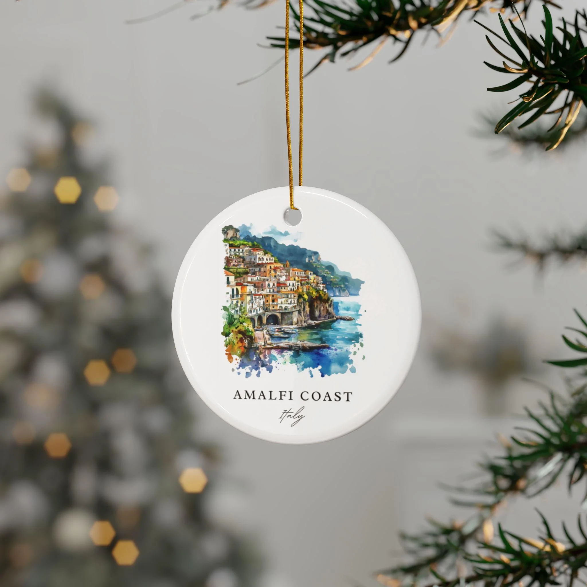 Amalfi Coast, Italy Chrismtas Ornament - Image 3