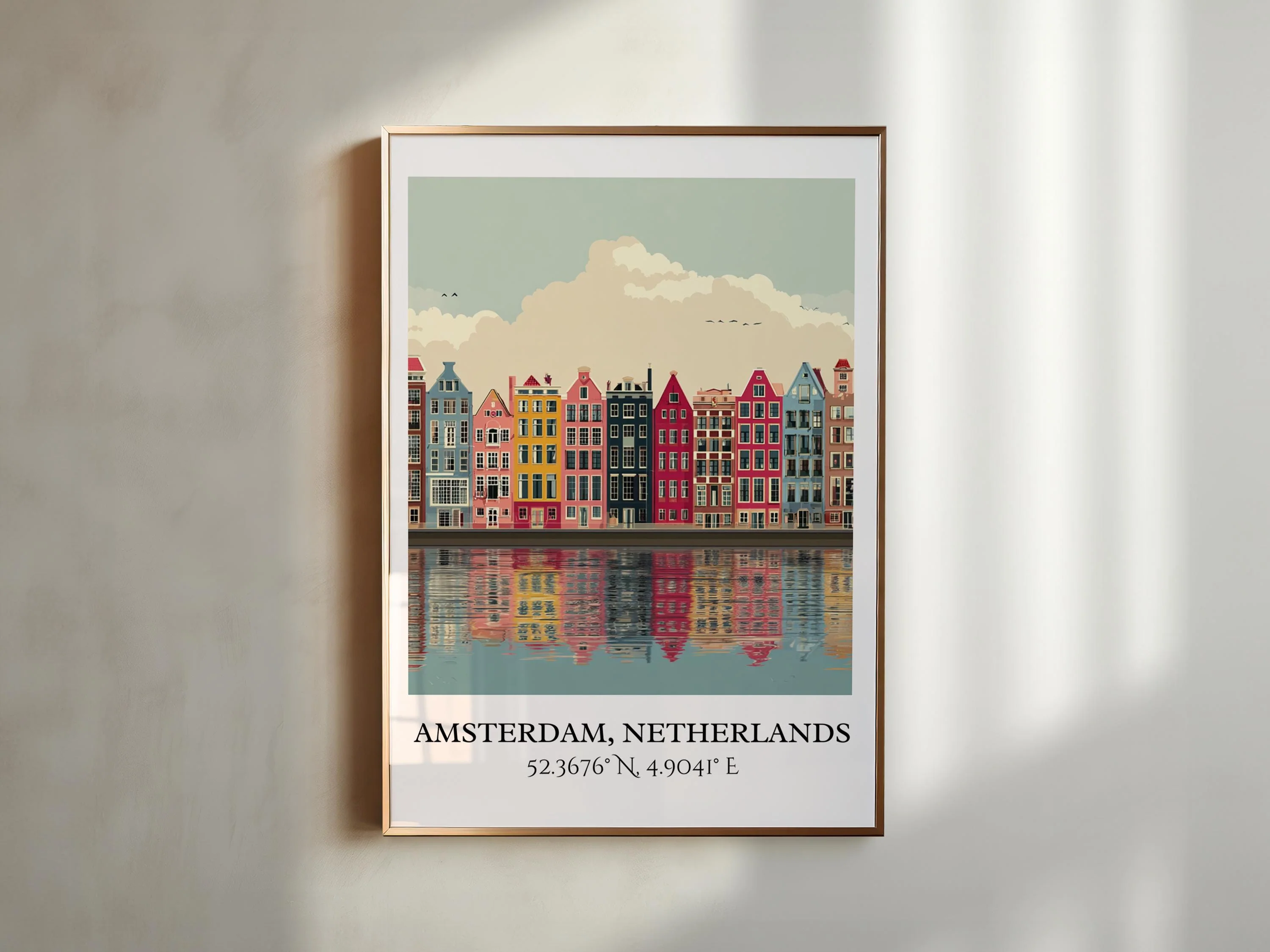 Amsterdam, Netherlands – Watercolor Art Print - Image 4