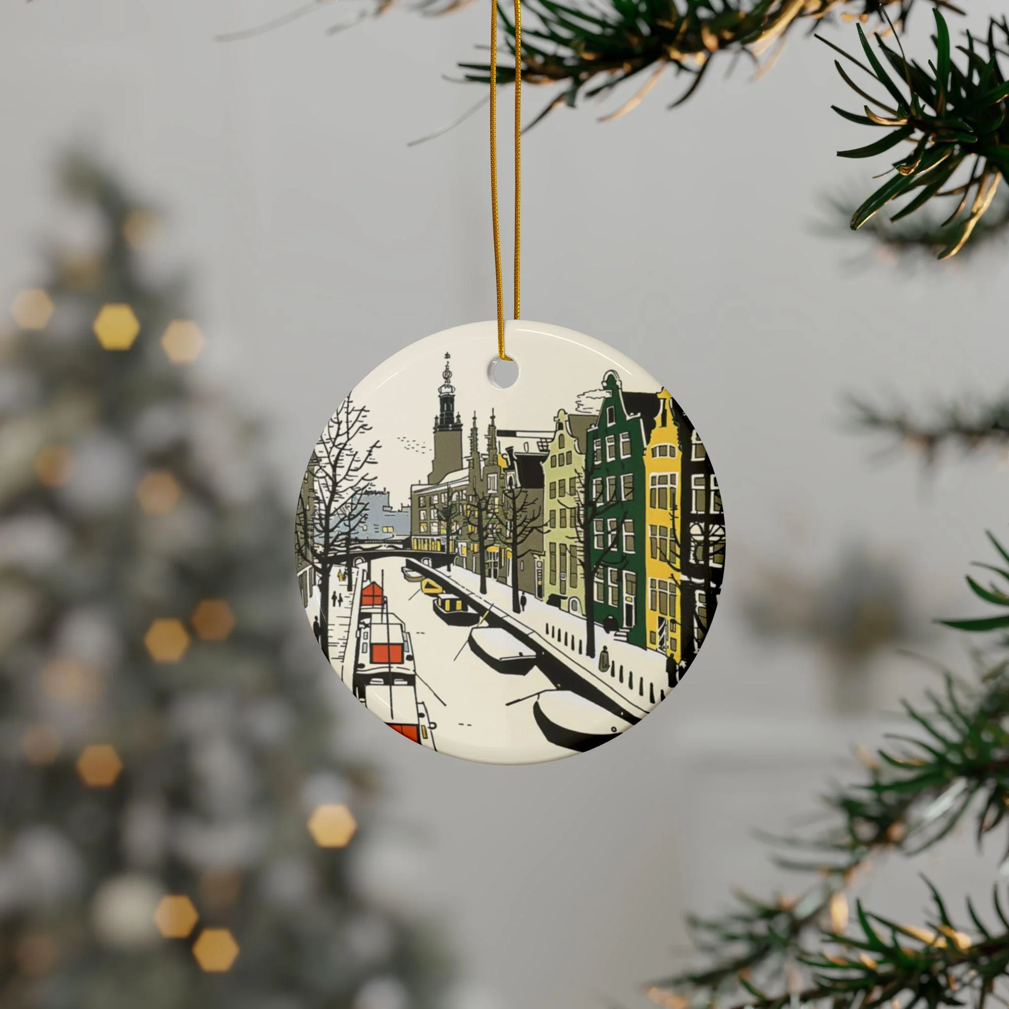 Amsterdam Ornament: Unique Amsterdam Souvenir, Amsterdam Decor, and Authentic Amsterdam Netherlands Gift - Image 2