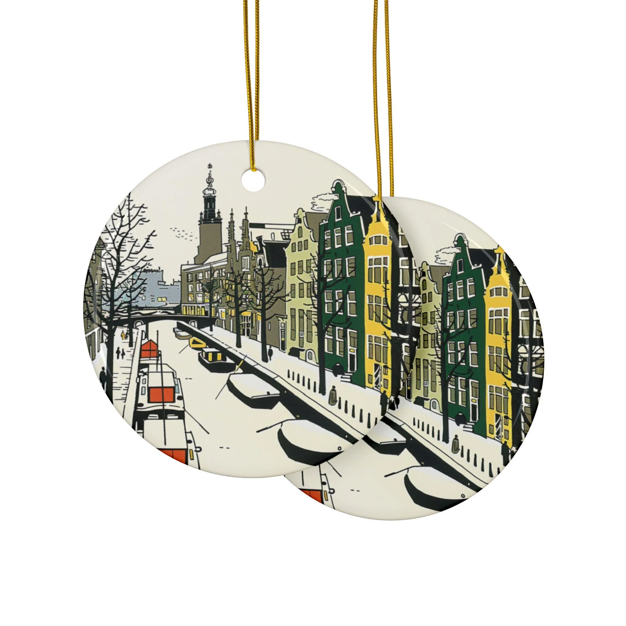 Amsterdam Ornament: Unique Amsterdam Souvenir, Amsterdam Decor, and Authentic Amsterdam Netherlands Gift - Image 3