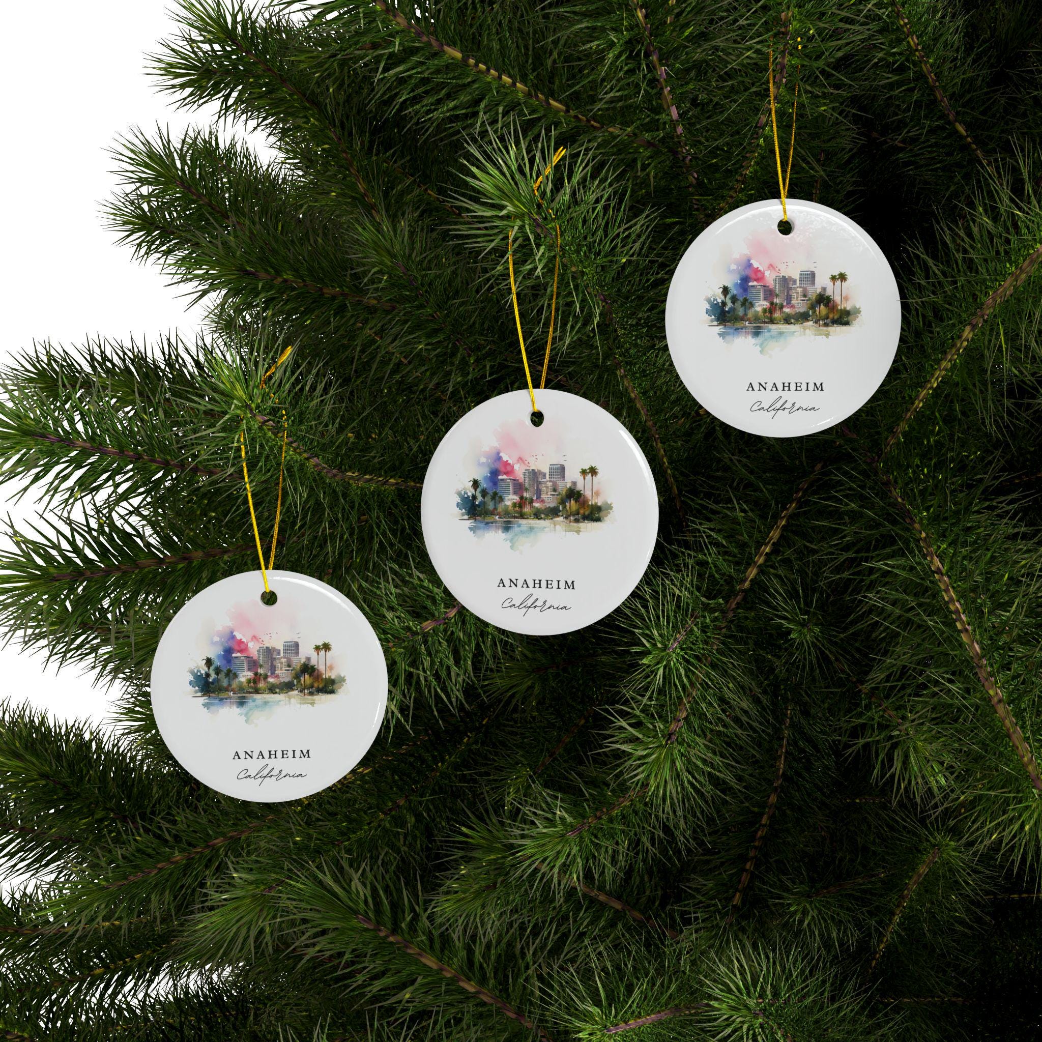 Anaheim CA Ornament: Unique Anaheim Souvenir, Anaheim Cali Decor, and Authentic Anaheim Christmas Gift - Image 3