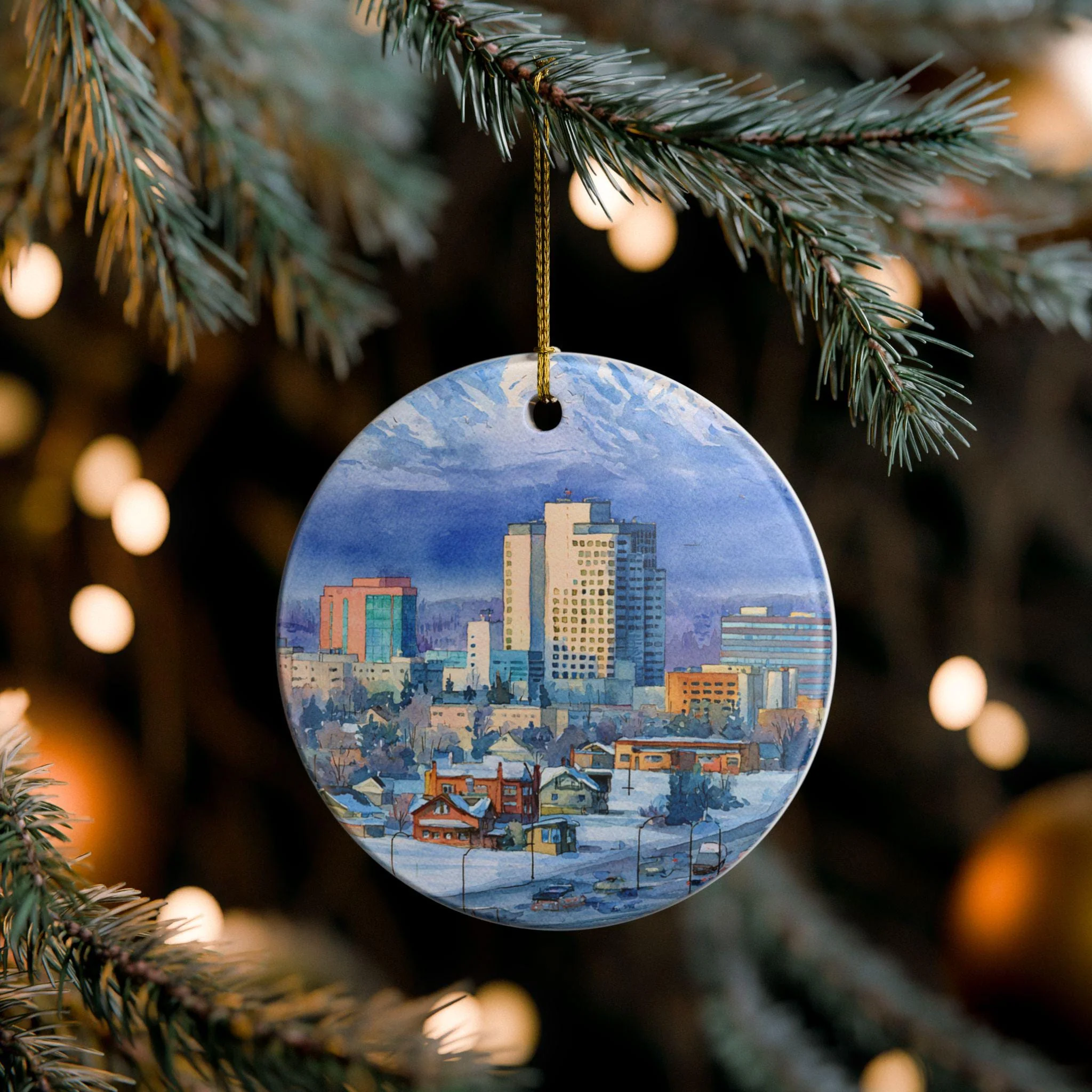 Anchorage AK Ornament: Unique Anchorage Souvenir, Anchorage Xmas Decor, and Authentic Anchorage Alaska Gift - Image 5