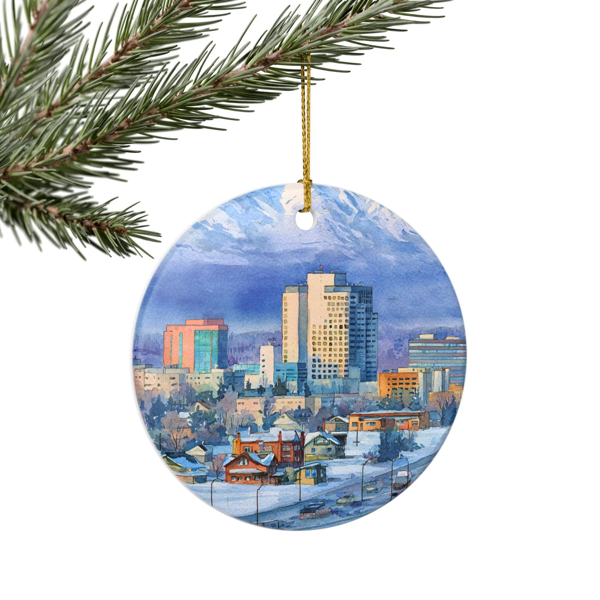 Anchorage AK Ornament: Unique Anchorage Souvenir, Anchorage Xmas Decor, and Authentic Anchorage Alaska Gift - Image 6