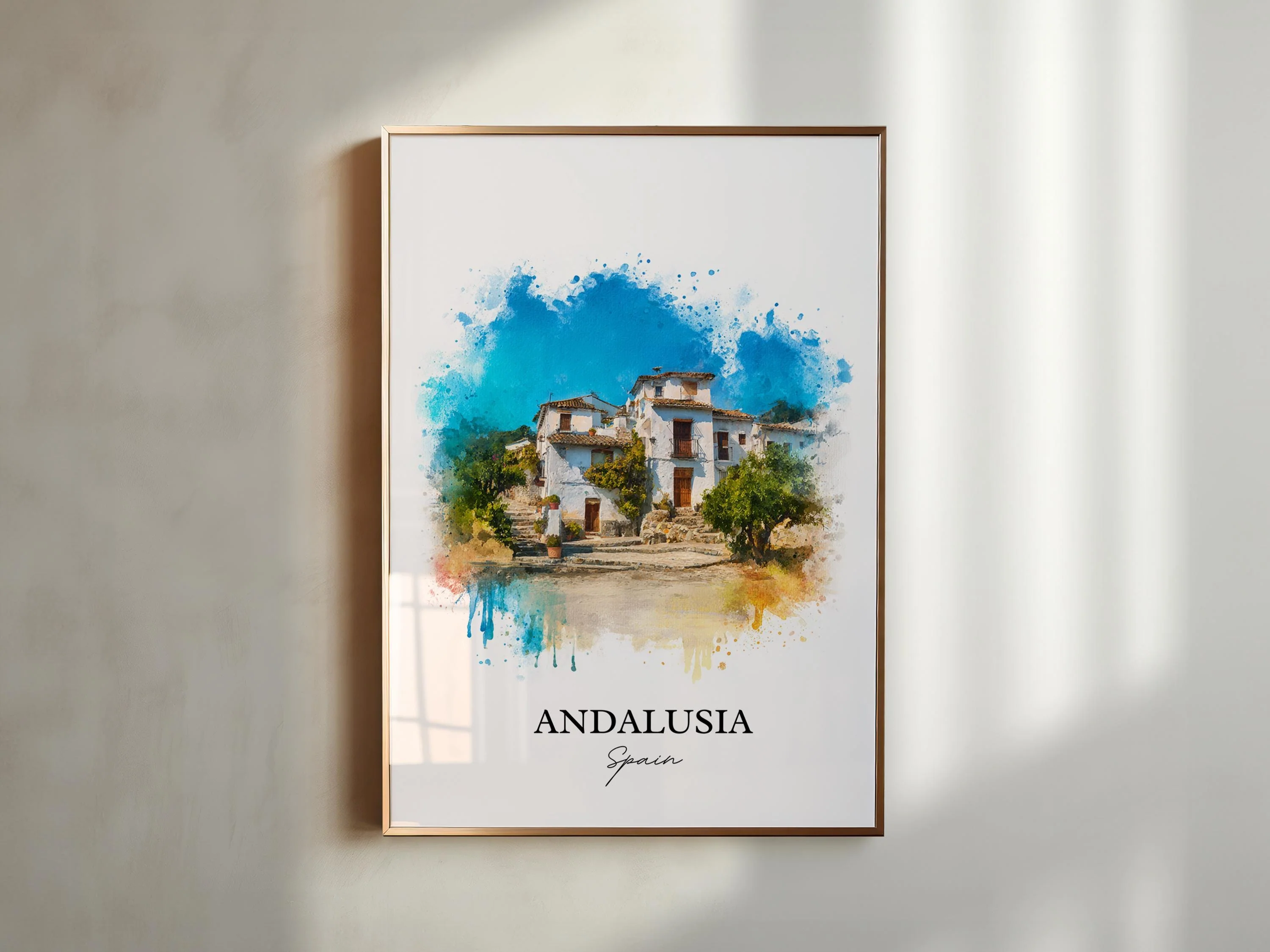 Andalusia, Spain – Watercolor Art Print - Image 5