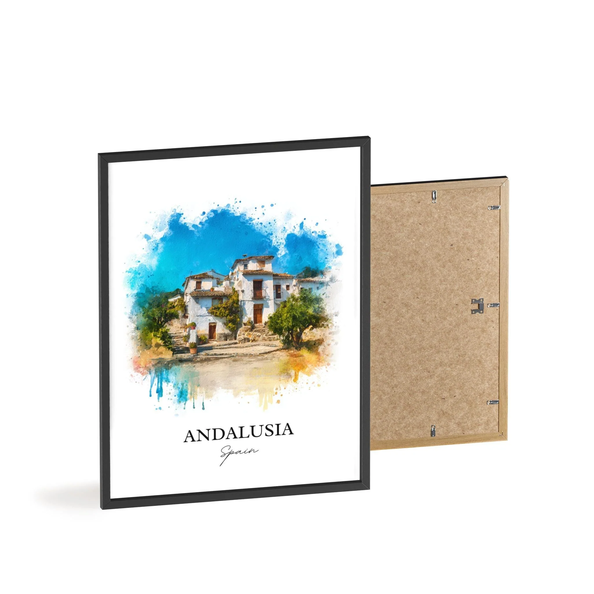 Andalusia, Spain – Watercolor Art Print - Image 8