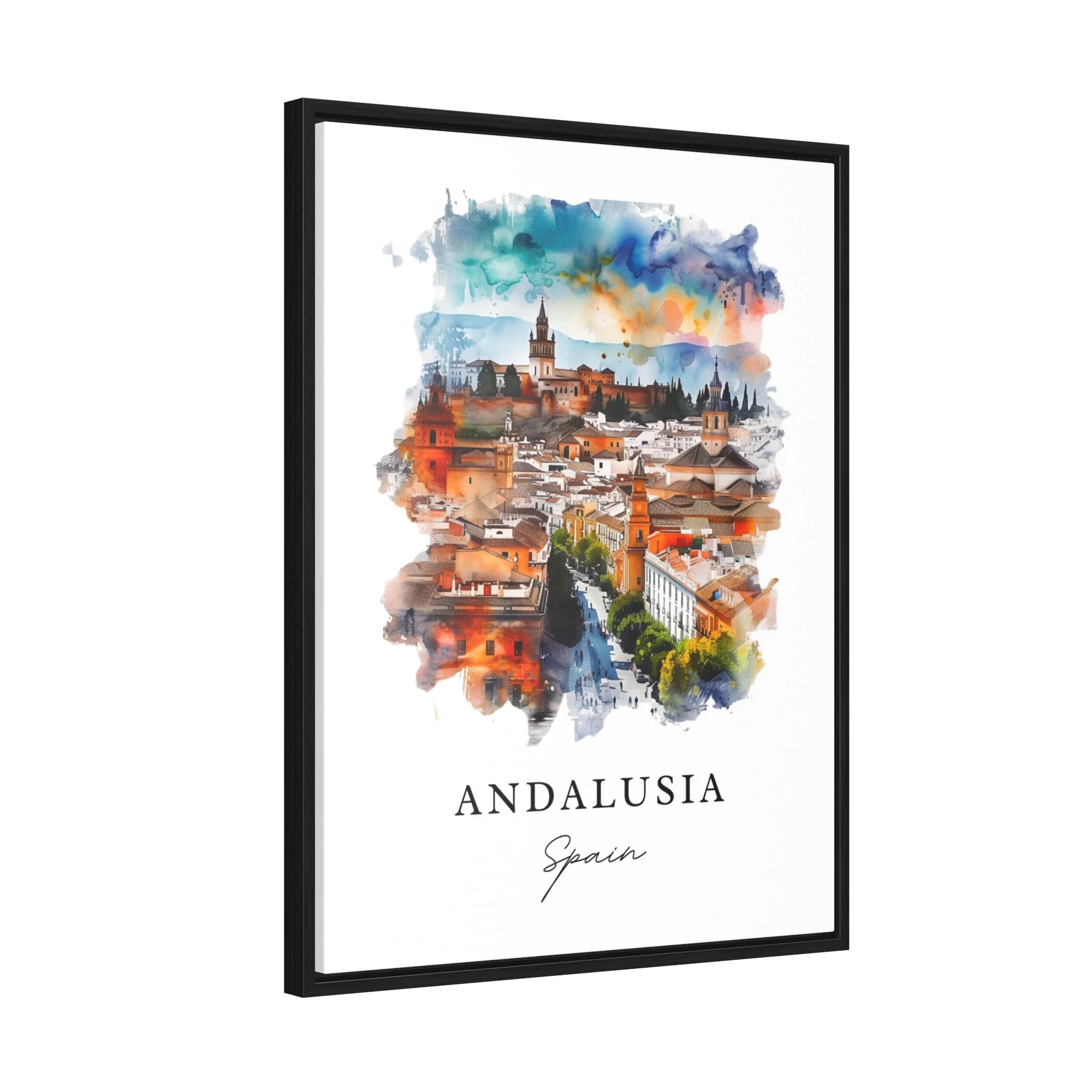 Andalusia, Spain – Watercolor Art Print - Image 6