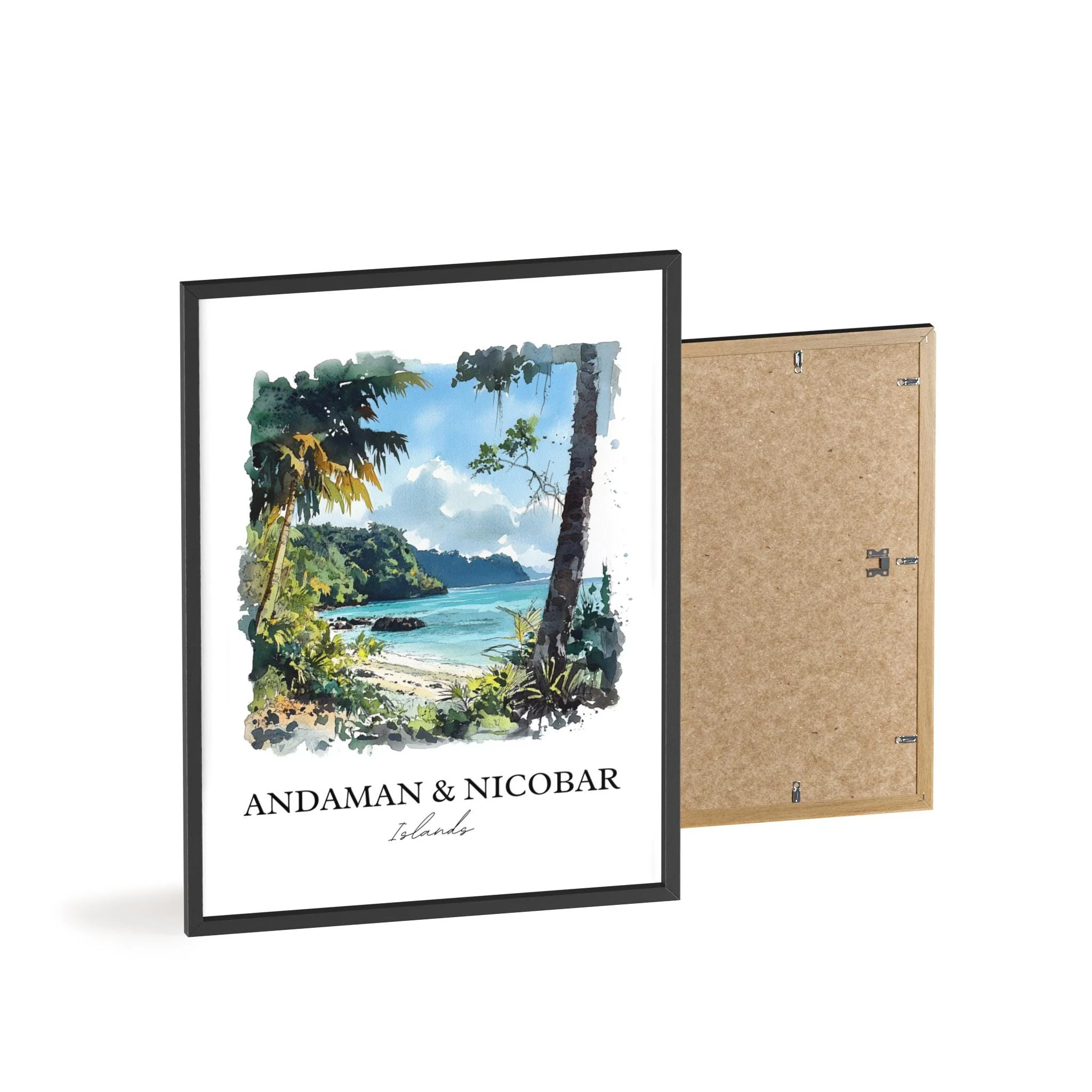 Andaman and Nicobar, India – Watercolor Art Print - Image 8