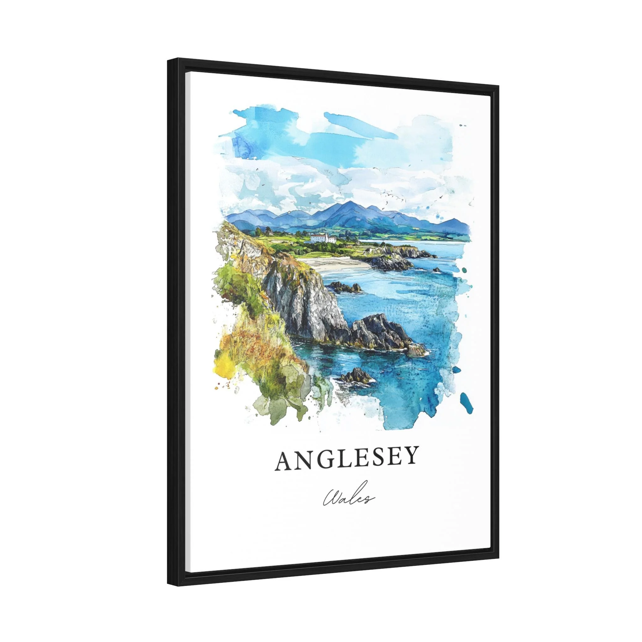 Isle of Anglesey, UK – Watercolor Art Print - Image 7