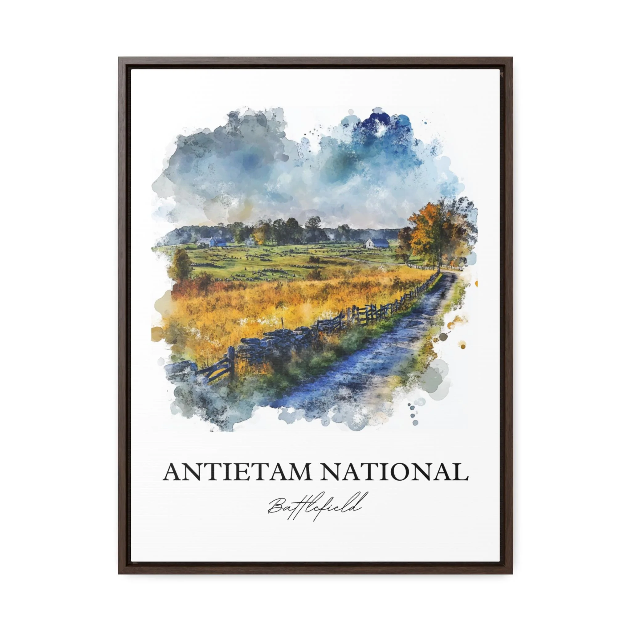 Antietam National Battlefield, Maryland – Watercolor Art Print - Image 7