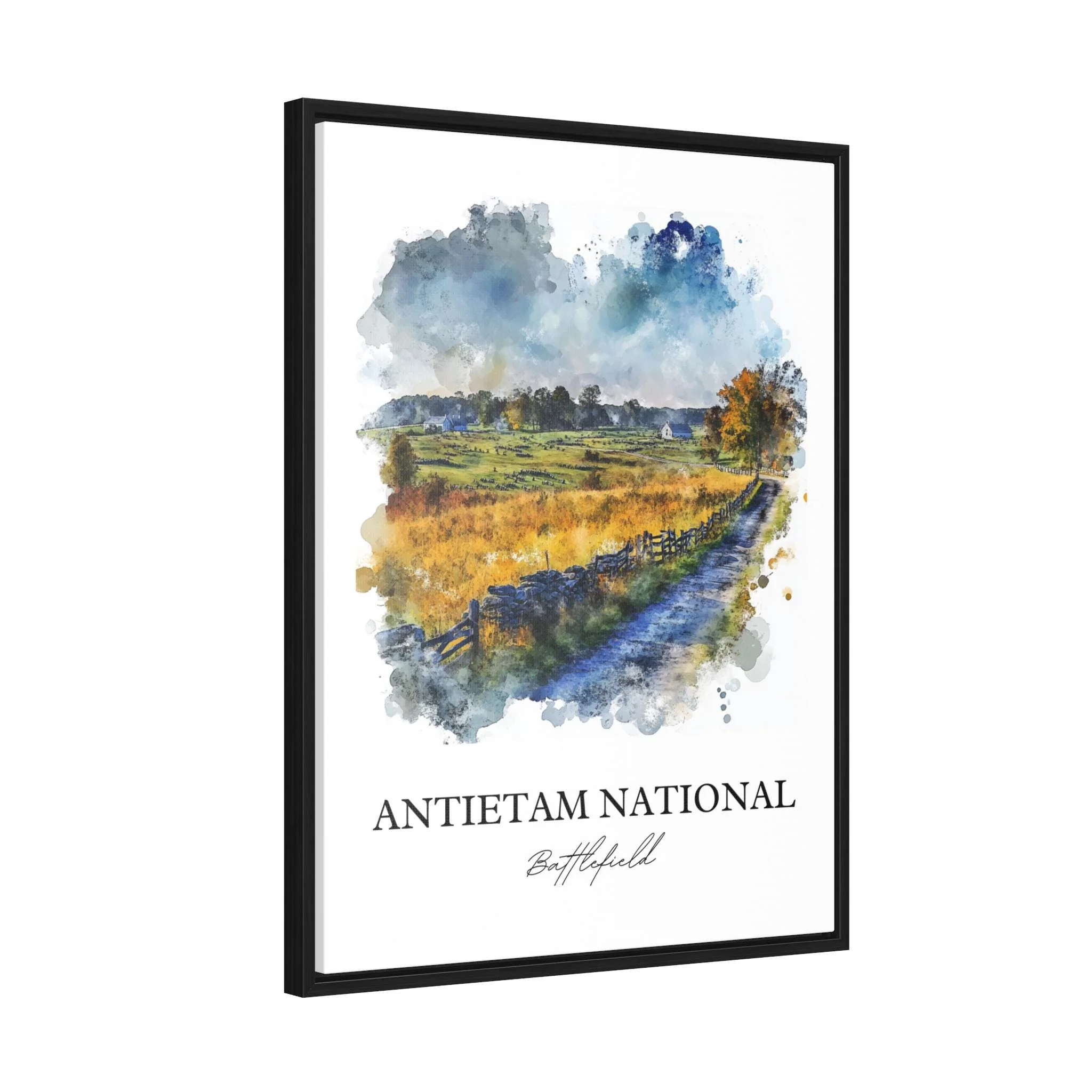 Antietam National Battlefield, Maryland – Watercolor Art Print - Image 8