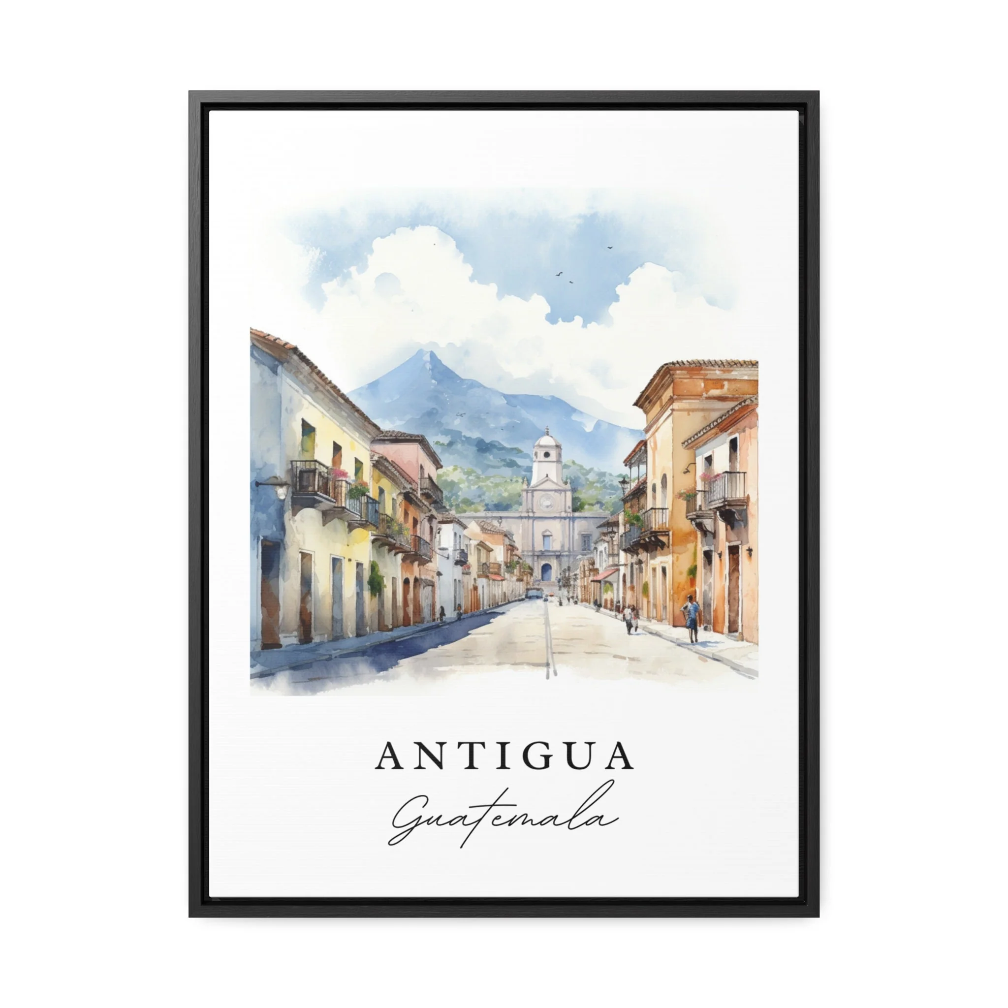 Antigua, Guatemala – Watercolor Art Print - Image 6