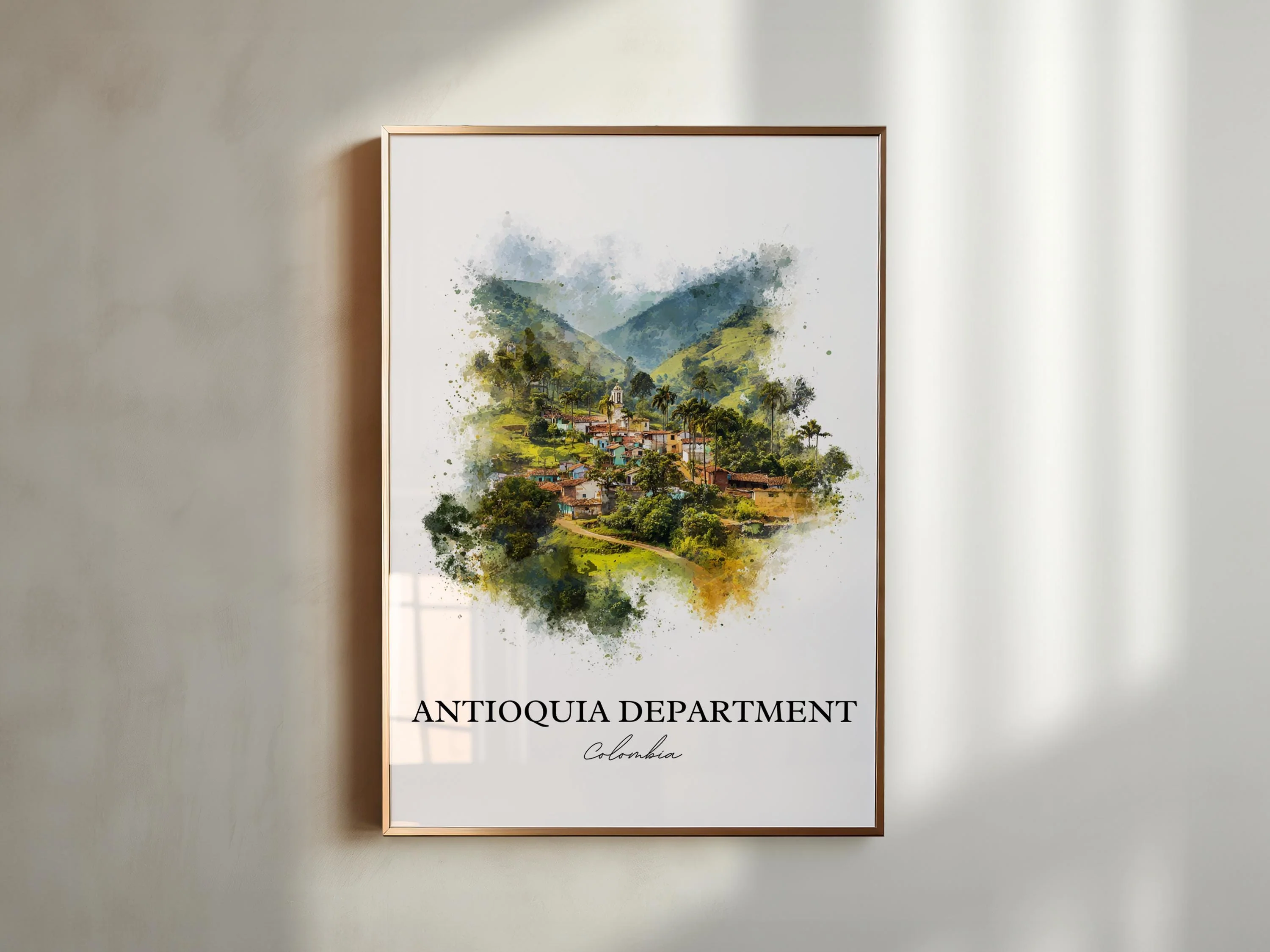 Antioquia, Colombia – Watercolor Art Print - Image 5