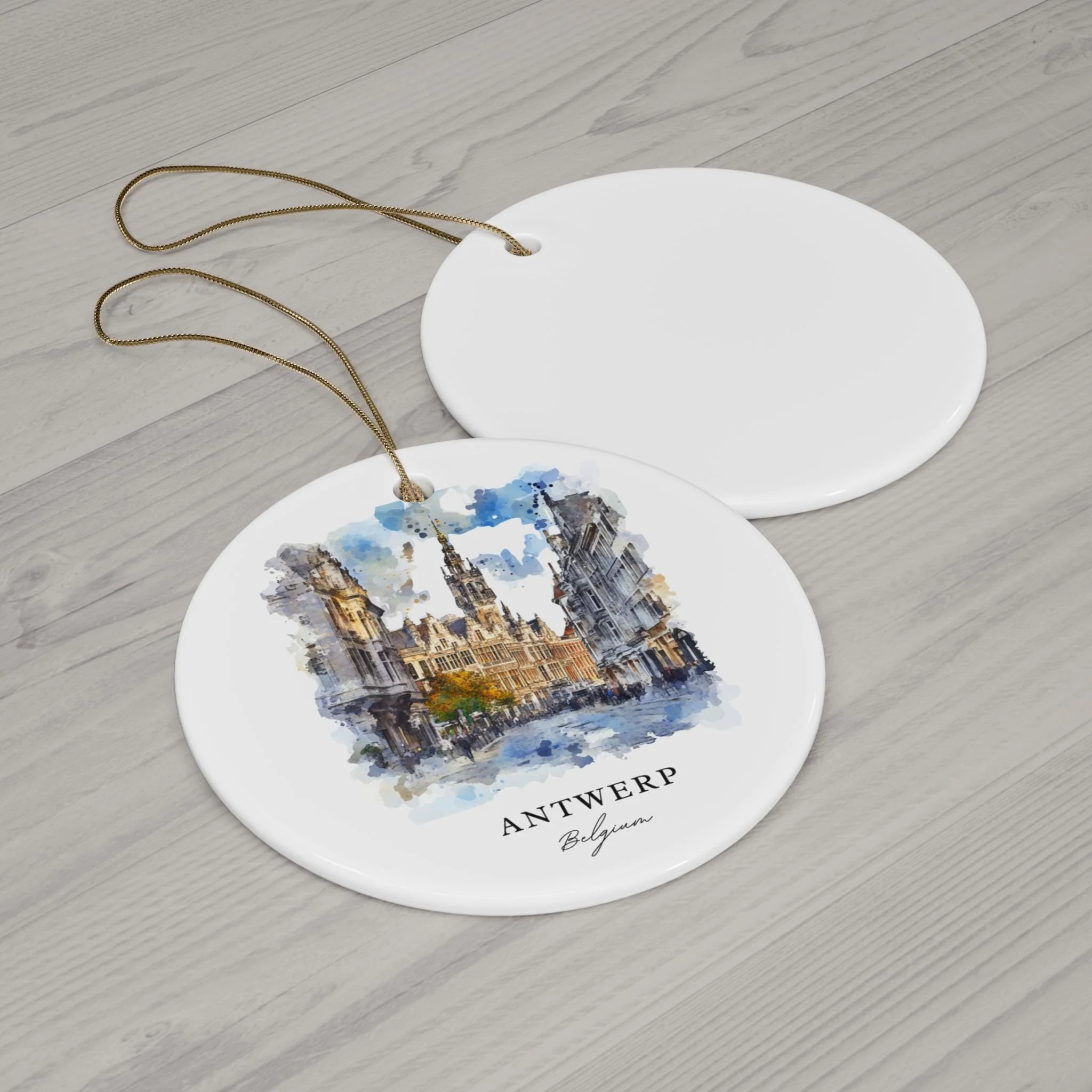 Antwerp, Belgium Christmas Ornament - Image 2