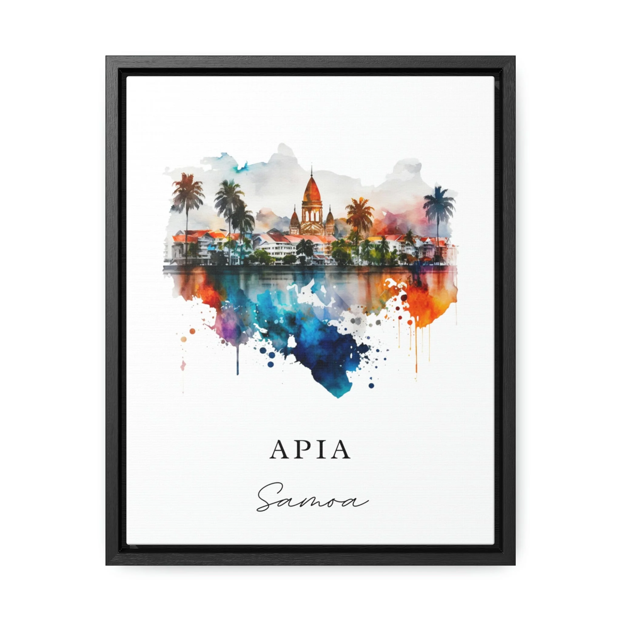 Apia, Samoa – Watercolor Art Print