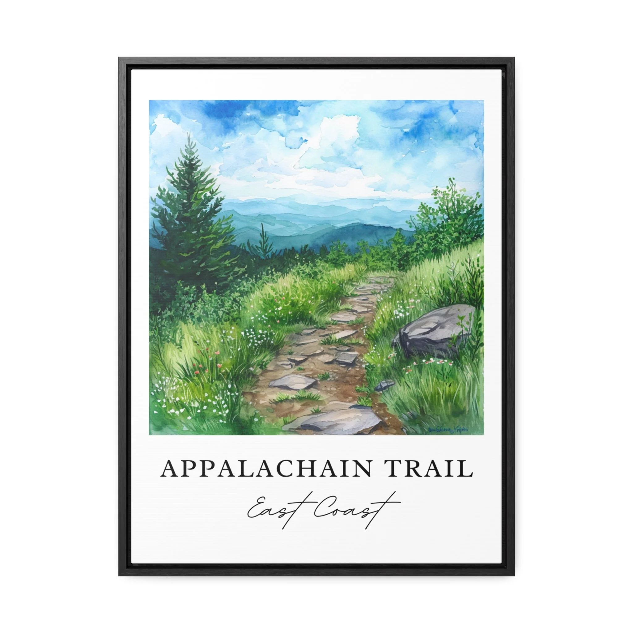 Appalachian Trail, Tennessee – Watercolor Art Print - Image 6