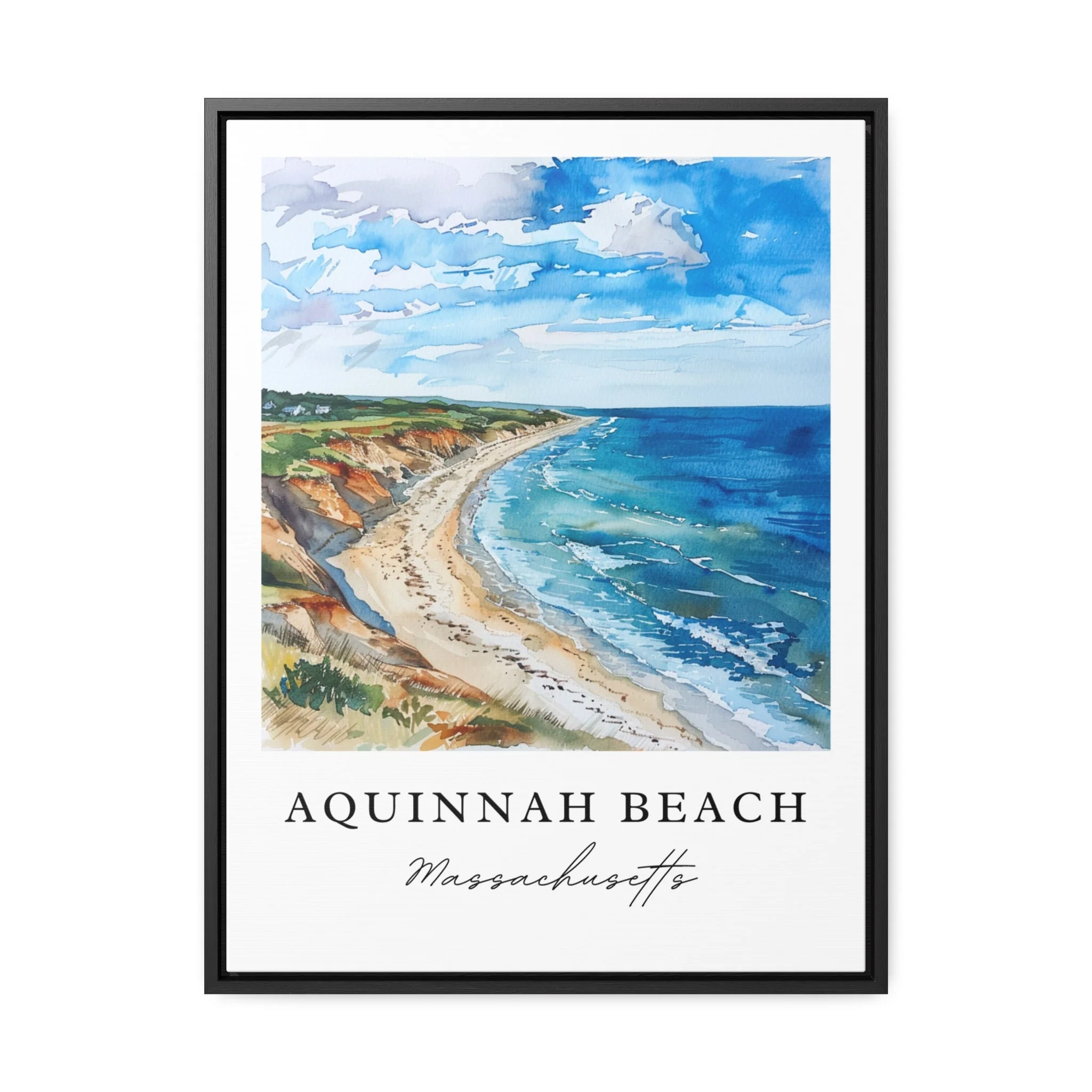 Aquinnah, Massachusetts – Watercolor Art Print - Image 5