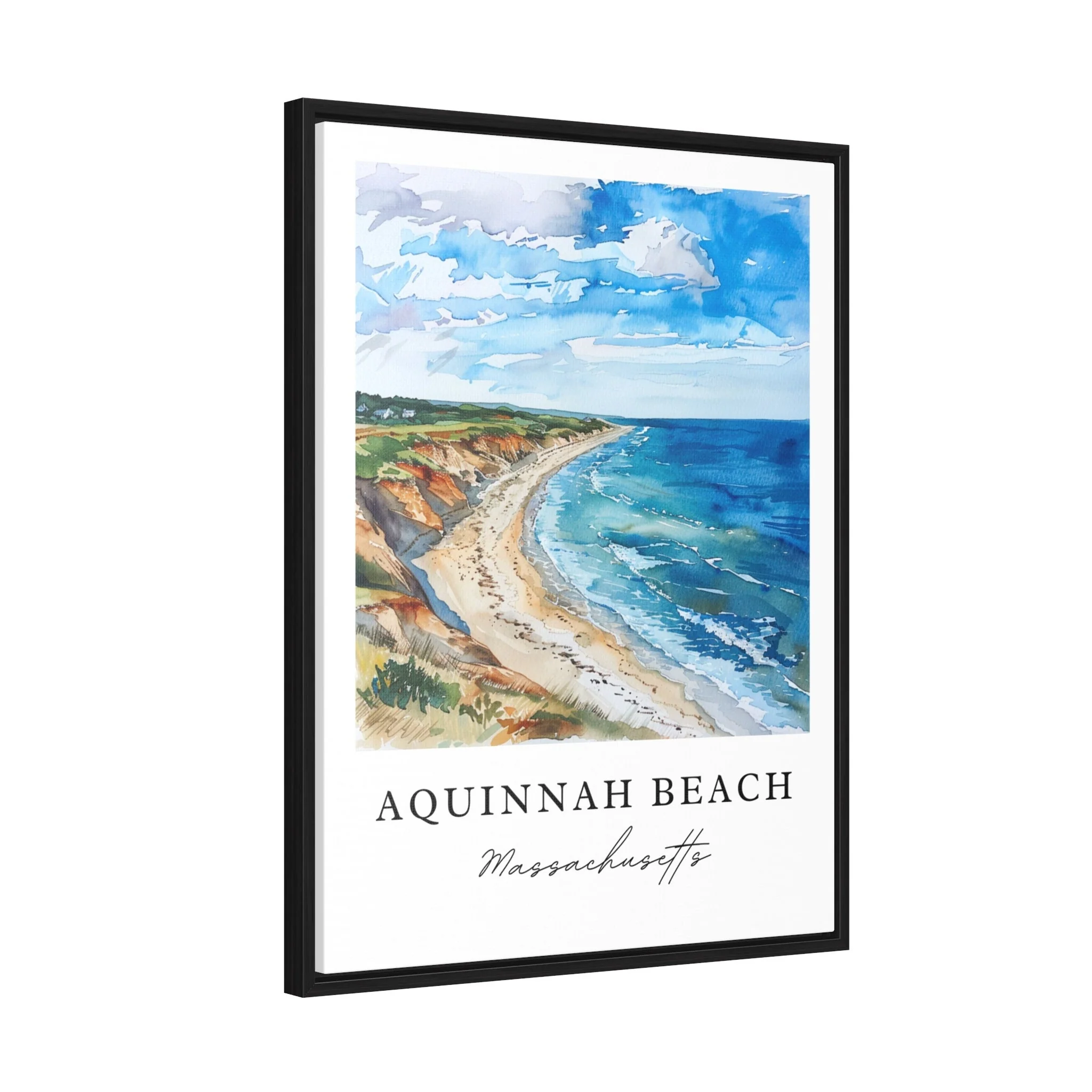 Aquinnah, Massachusetts – Watercolor Art Print - Image 6
