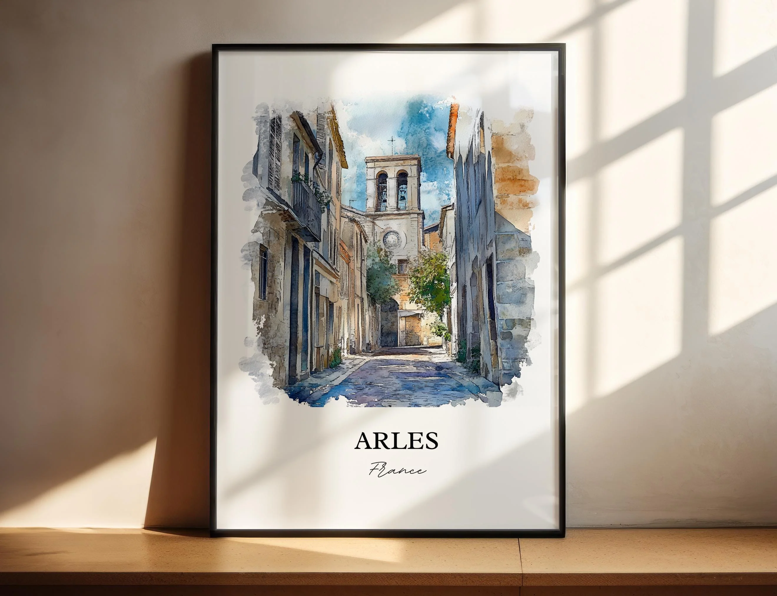 Arles, France – Watercolor Art Print