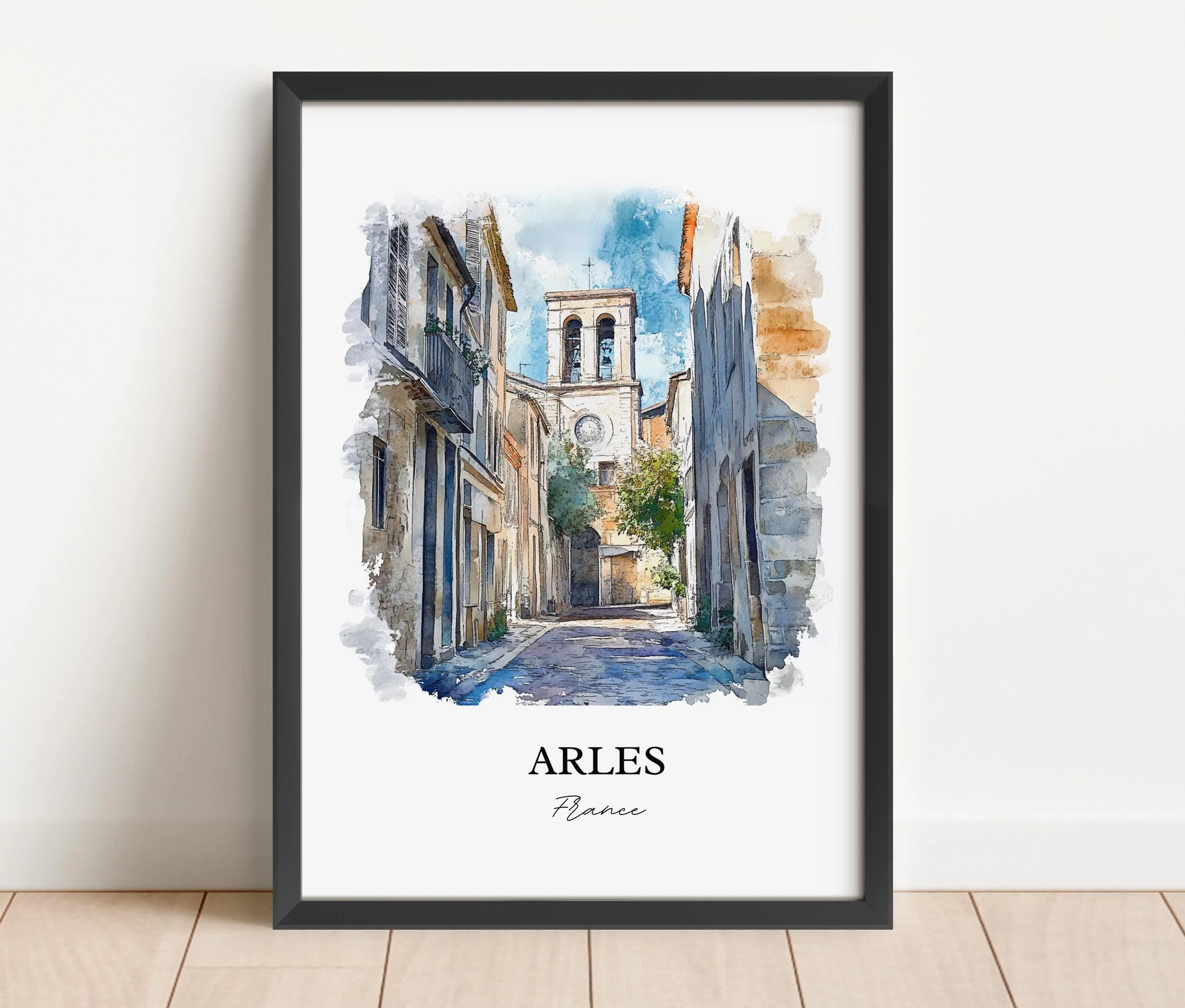 Arles, France – Watercolor Art Print - Image 3