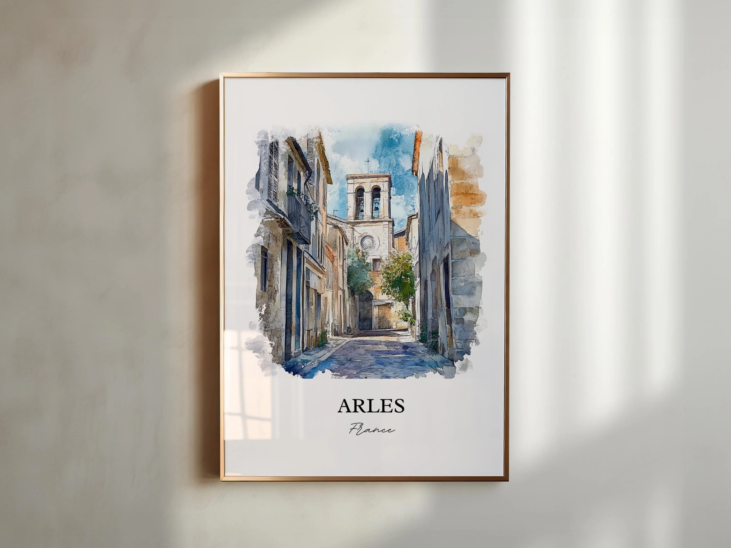 Arles, France – Watercolor Art Print - Image 4