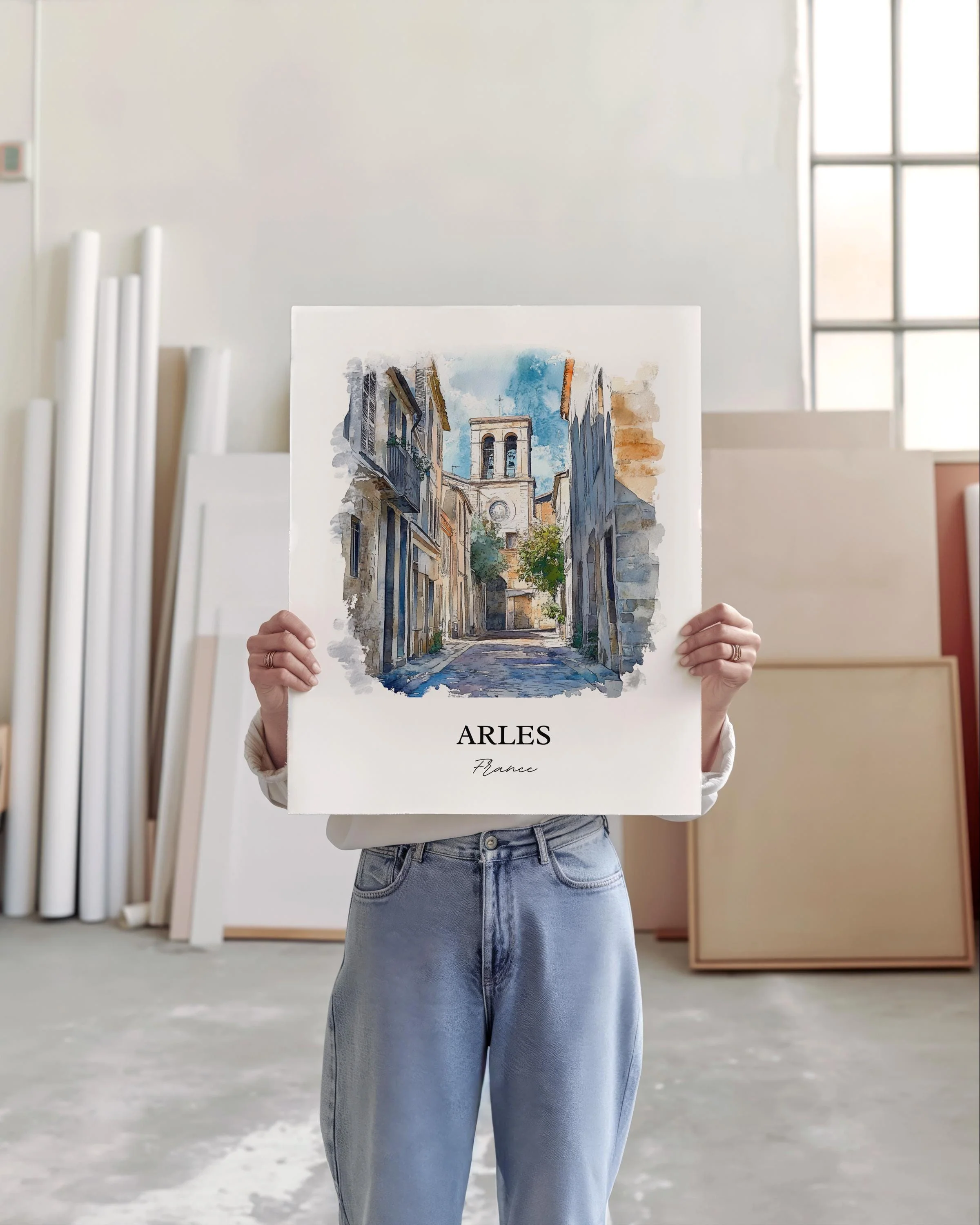 Arles, France – Watercolor Art Print - Image 5