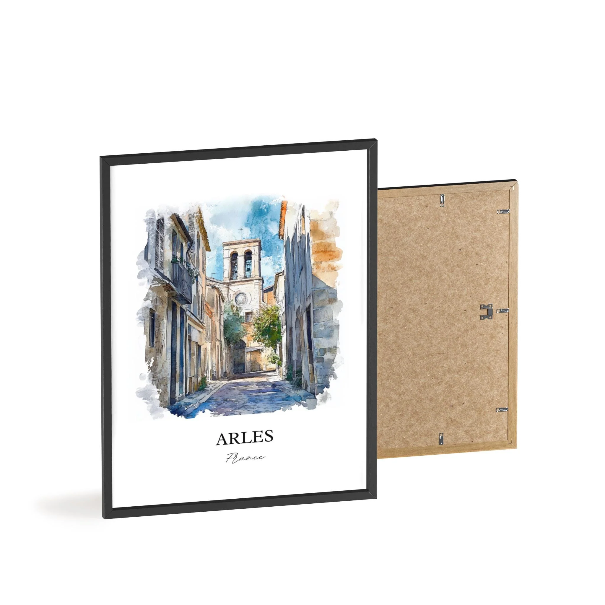 Arles, France – Watercolor Art Print - Image 8