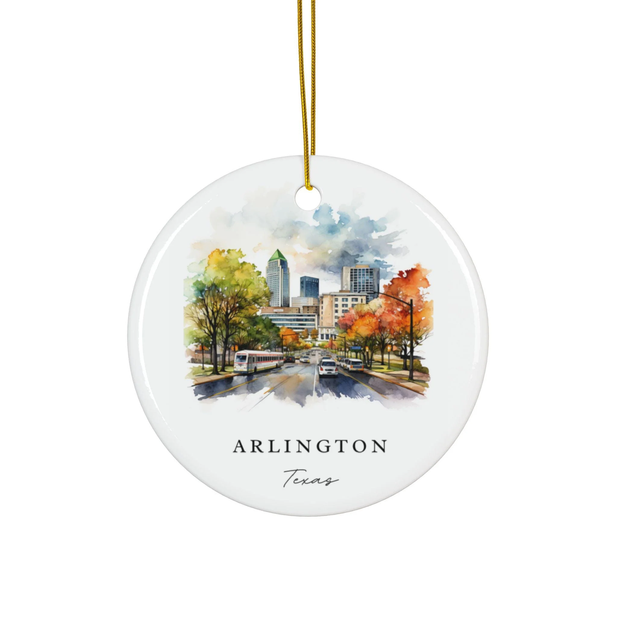 Arlington TX Ornament: Arlington Texas Souvenir, Arlington Decor, and Authentic Arlington TX Christmas Gift